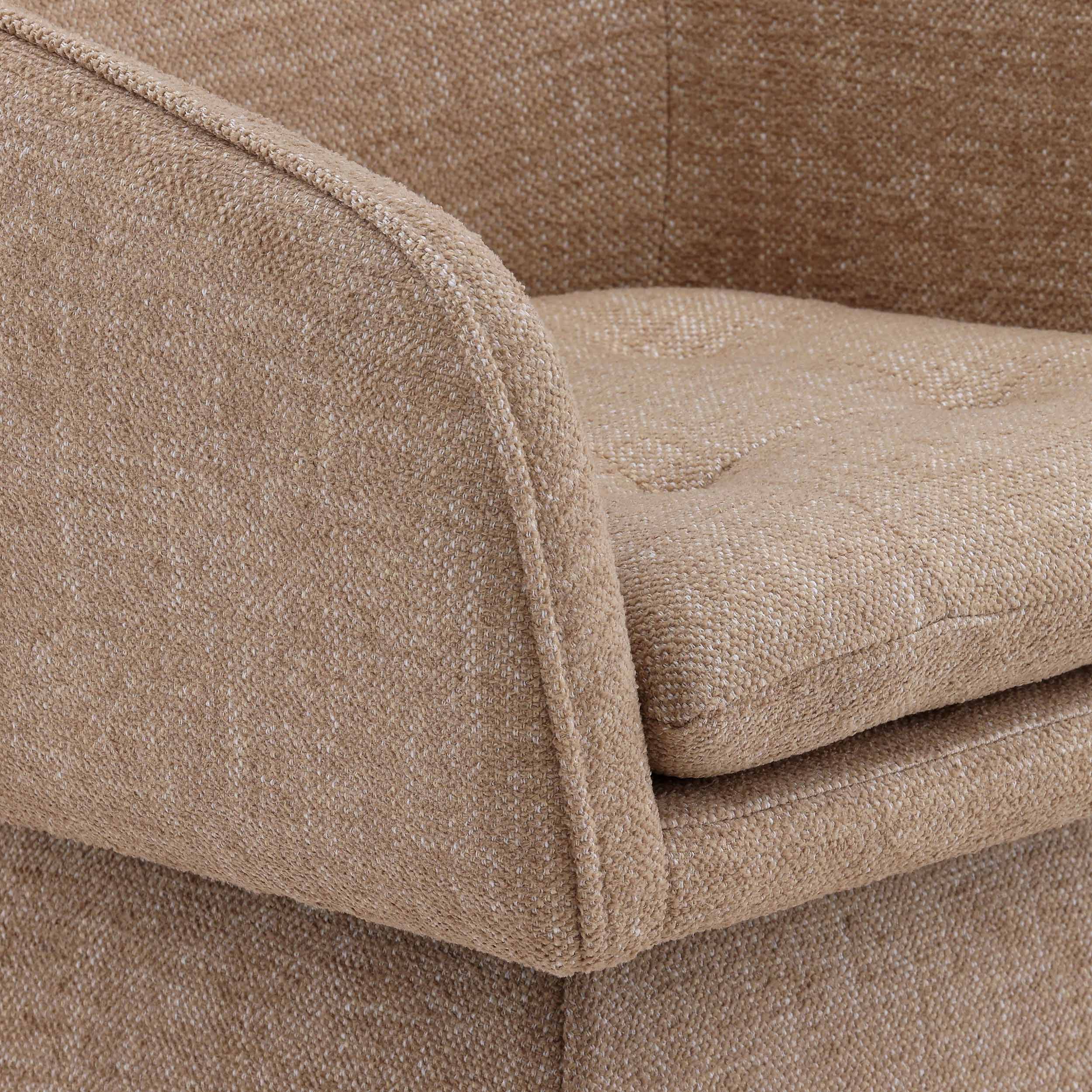 Jonie Swivel Dining Chair, Camel - Image 4
