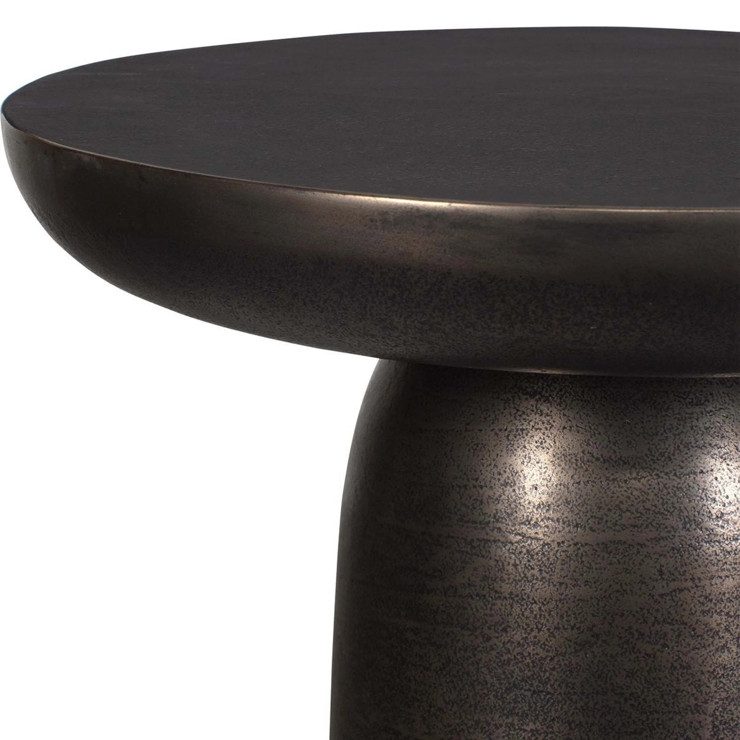 Joppa Outdoor Accent Table, Golden Dark - Image 3