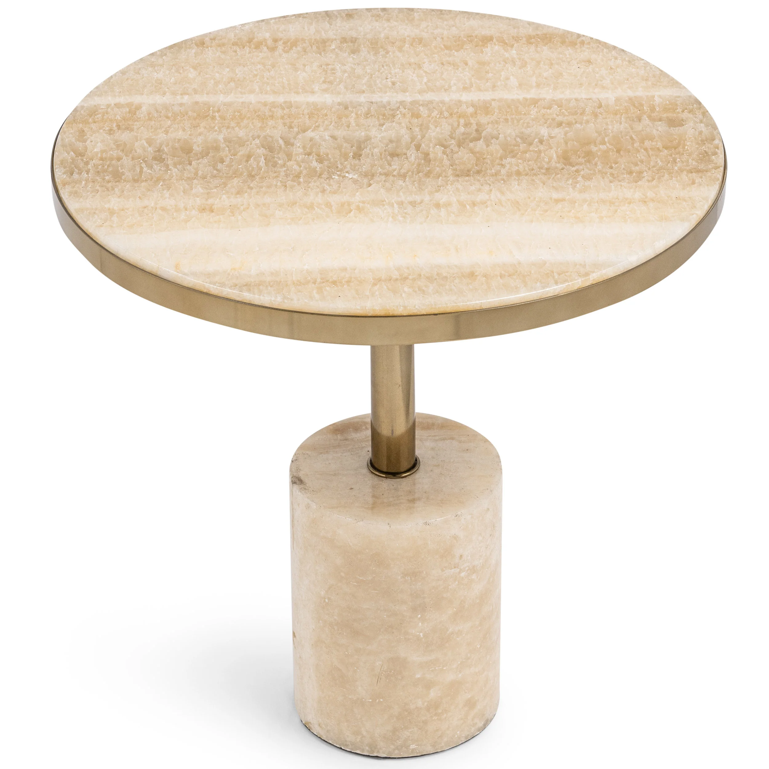 Jordyn Round Accent Table, Champagne - Image 11