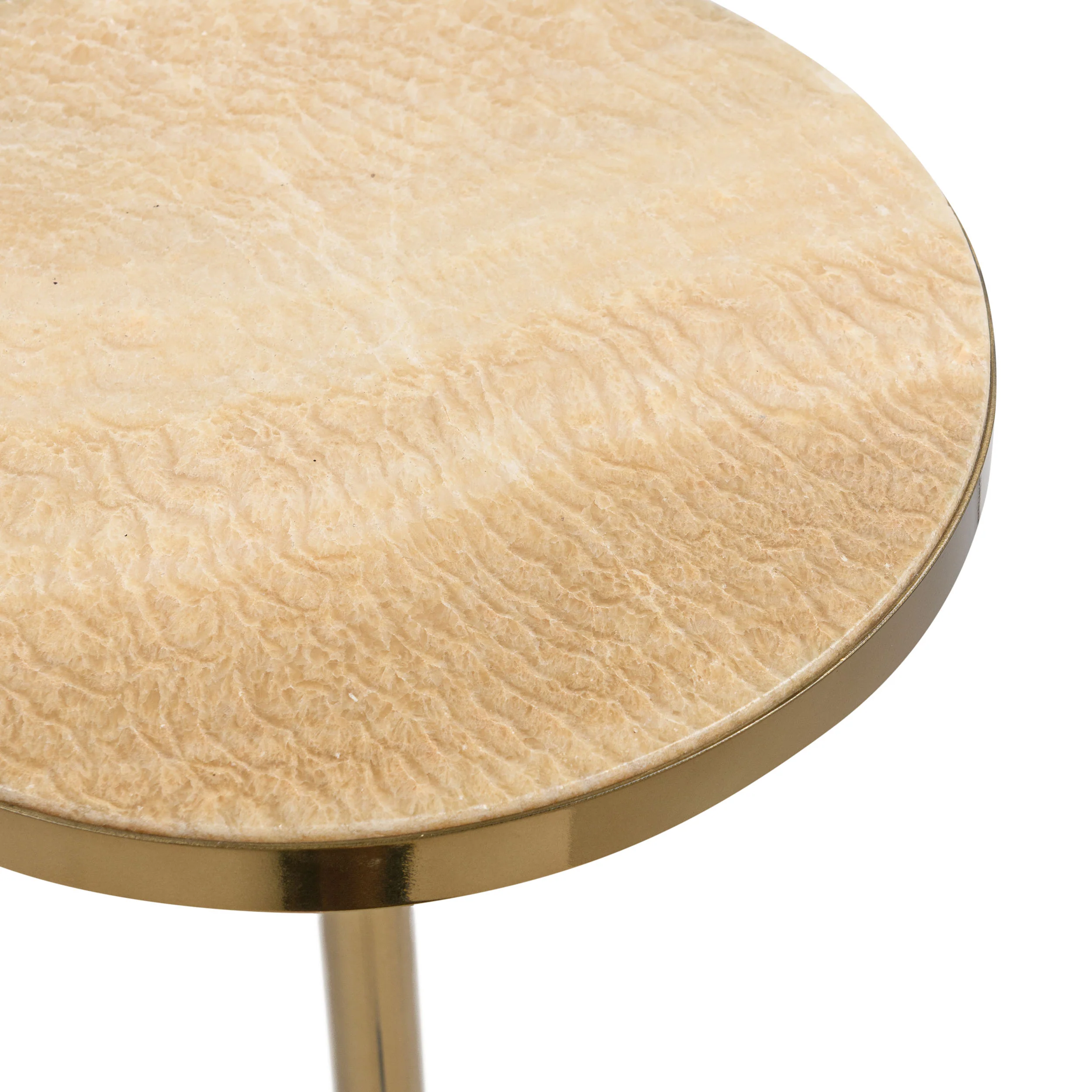 Jordyn Round Accent Table, Champagne - Image 7