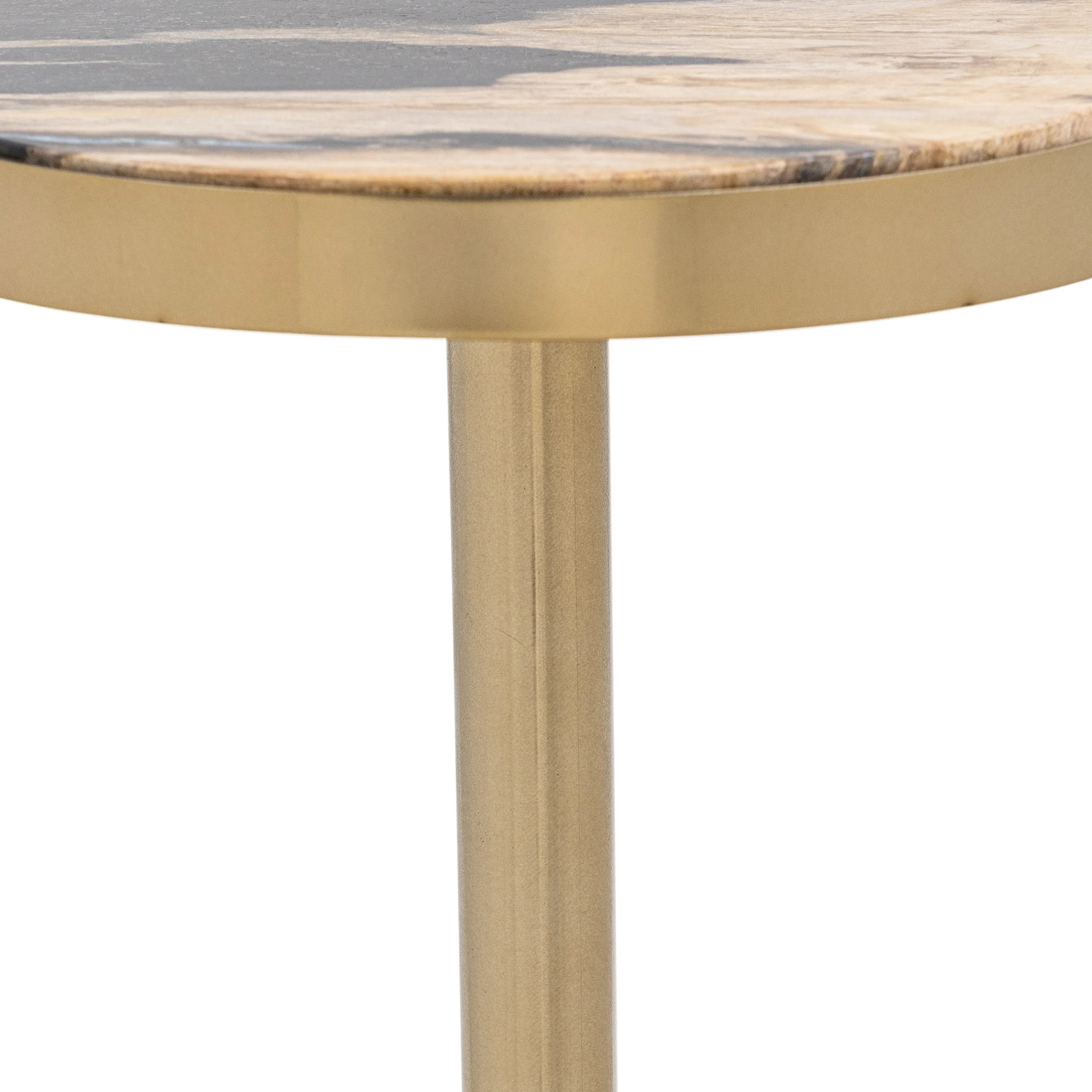 Jordyn Round Accent Table, Molten Husk - Image 9