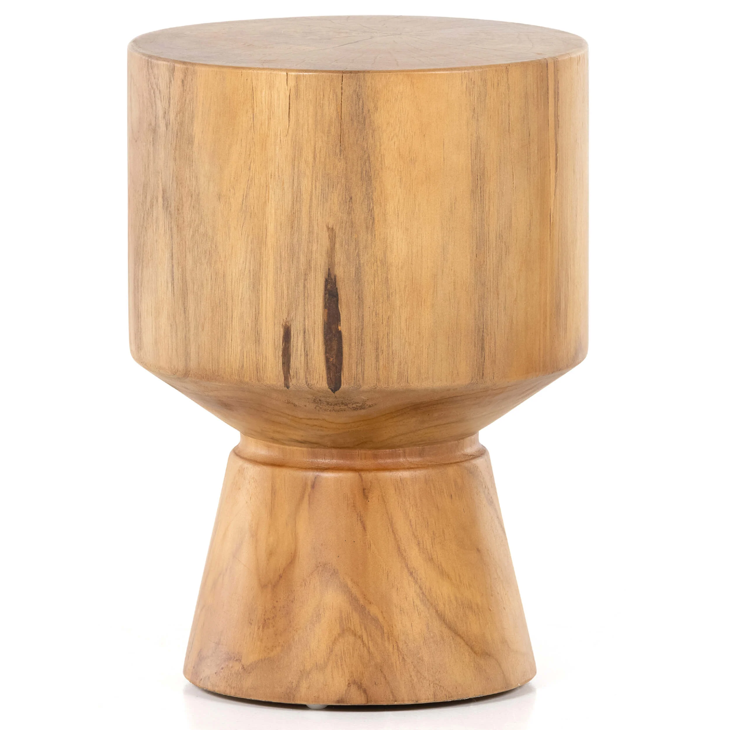 Jovie Outdoor End Table, Natural by Four Hands