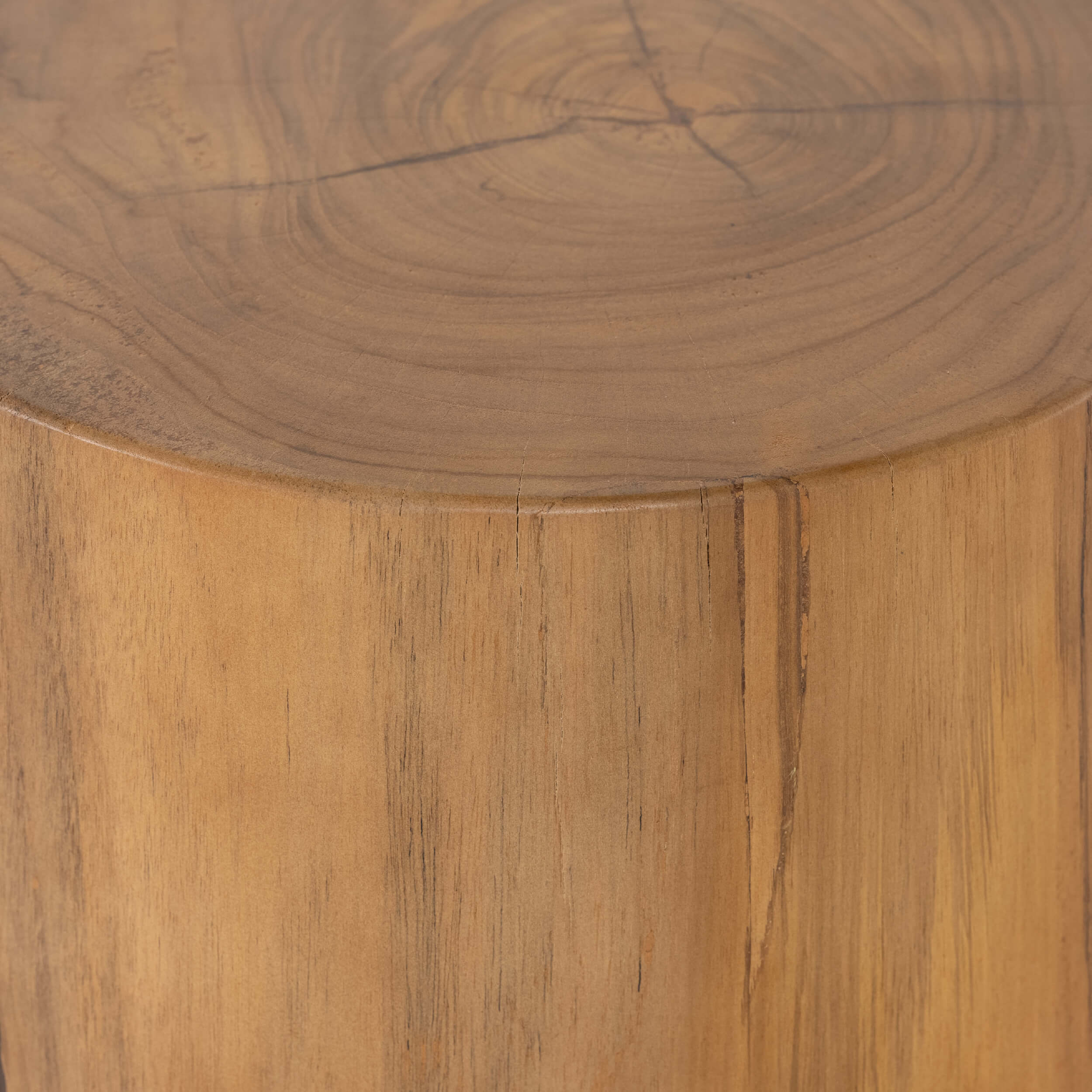 Jovie Outdoor End Table, Natural by Four Hands - Image 4