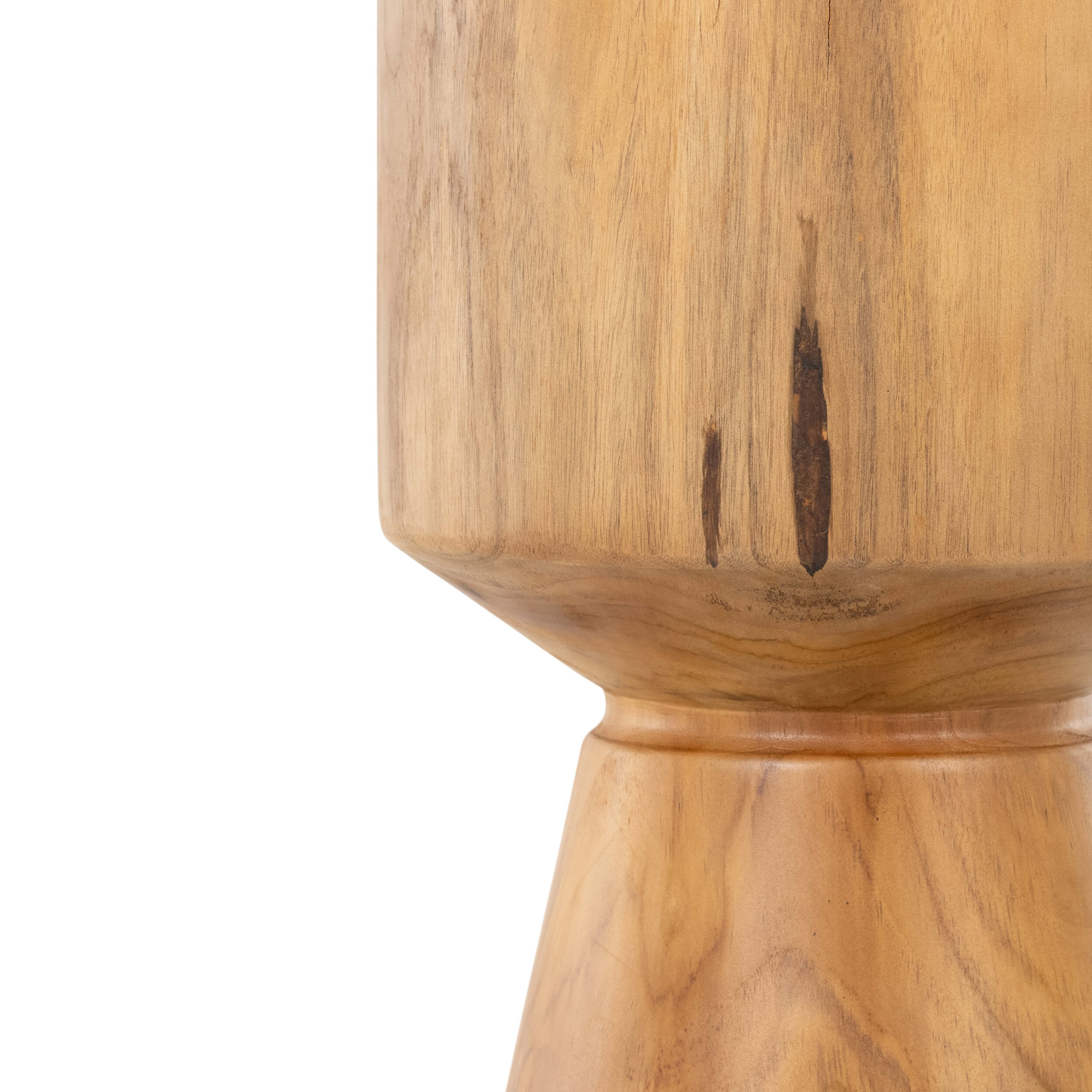 Jovie Outdoor End Table, Natural by Four Hands - Image 5