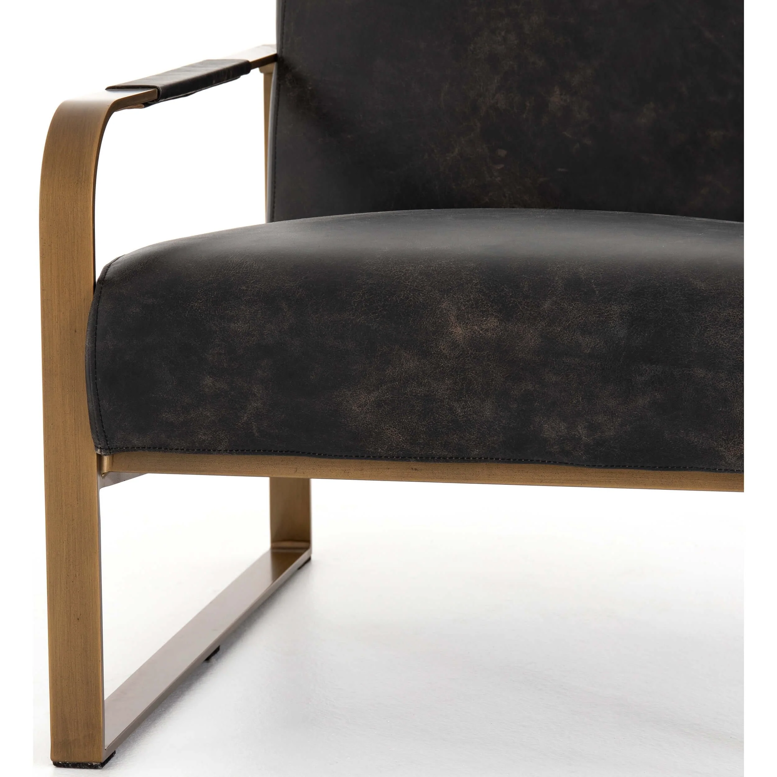 Jules Leather Chair, Rialto Ebony - Image 8