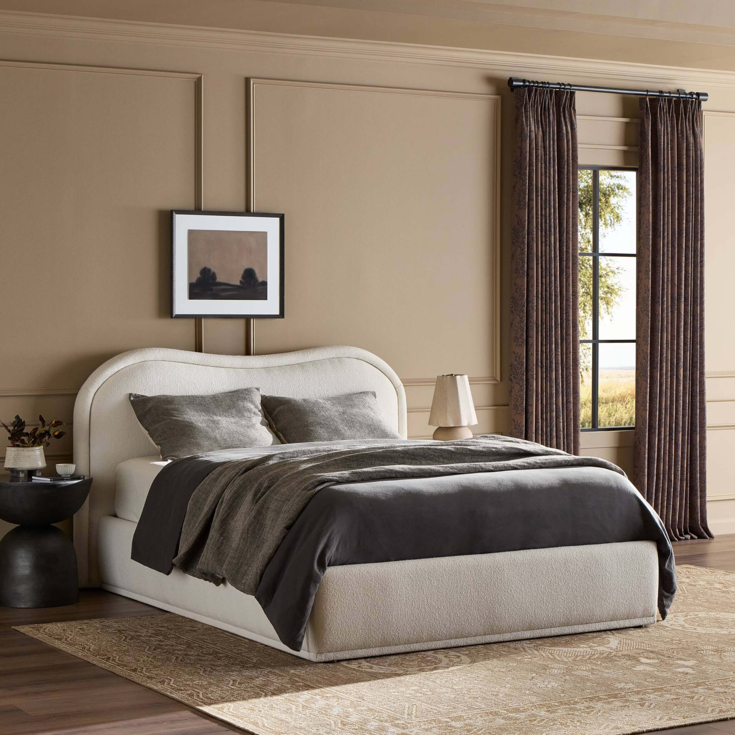 Julia Bed, Fayette Cloud by Four Hands - Image 6