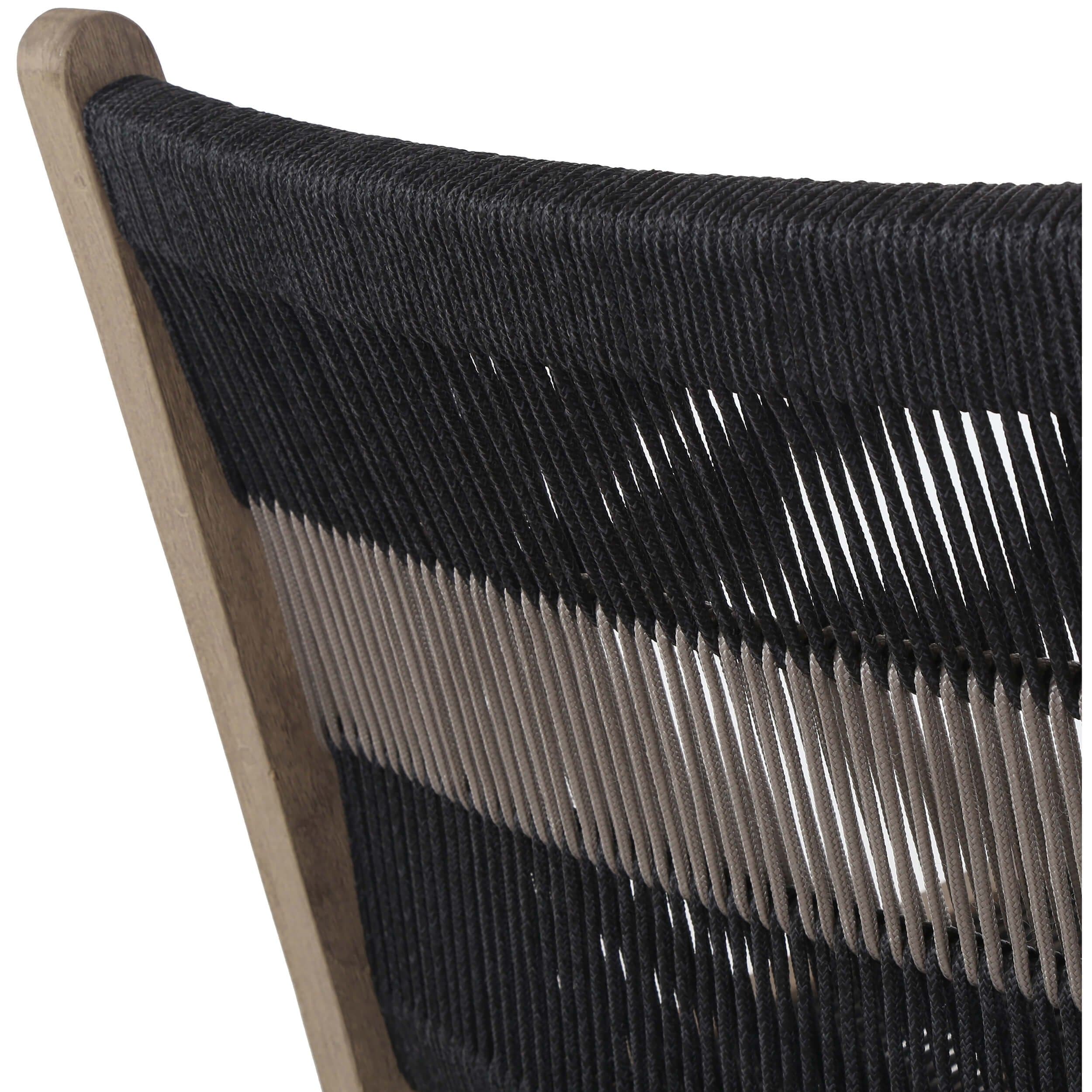 Julian Outdoor Chair, Dark Grey by Four Hands - Image 10