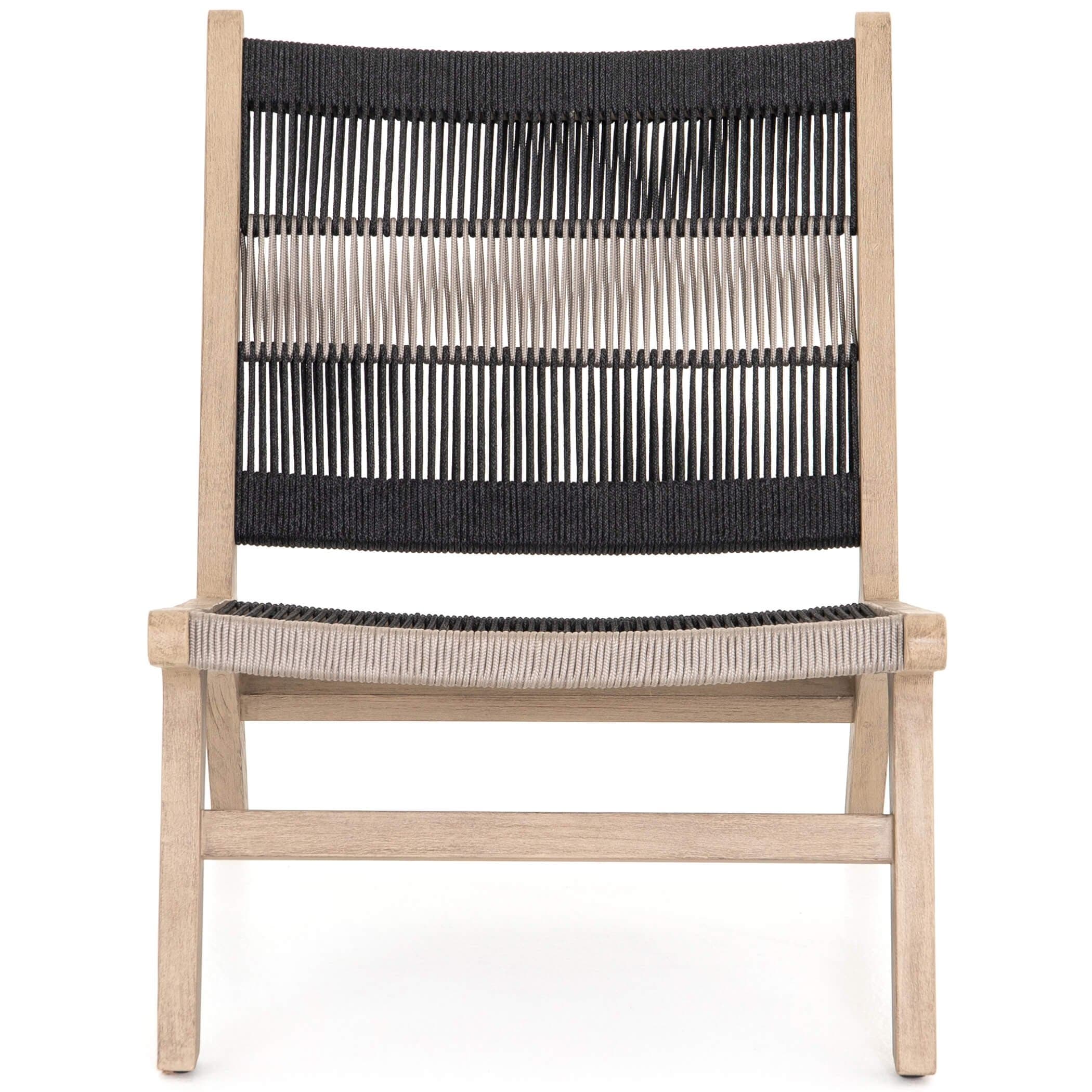 Julian Outdoor Chair, Dark Grey by Four Hands - Image 3