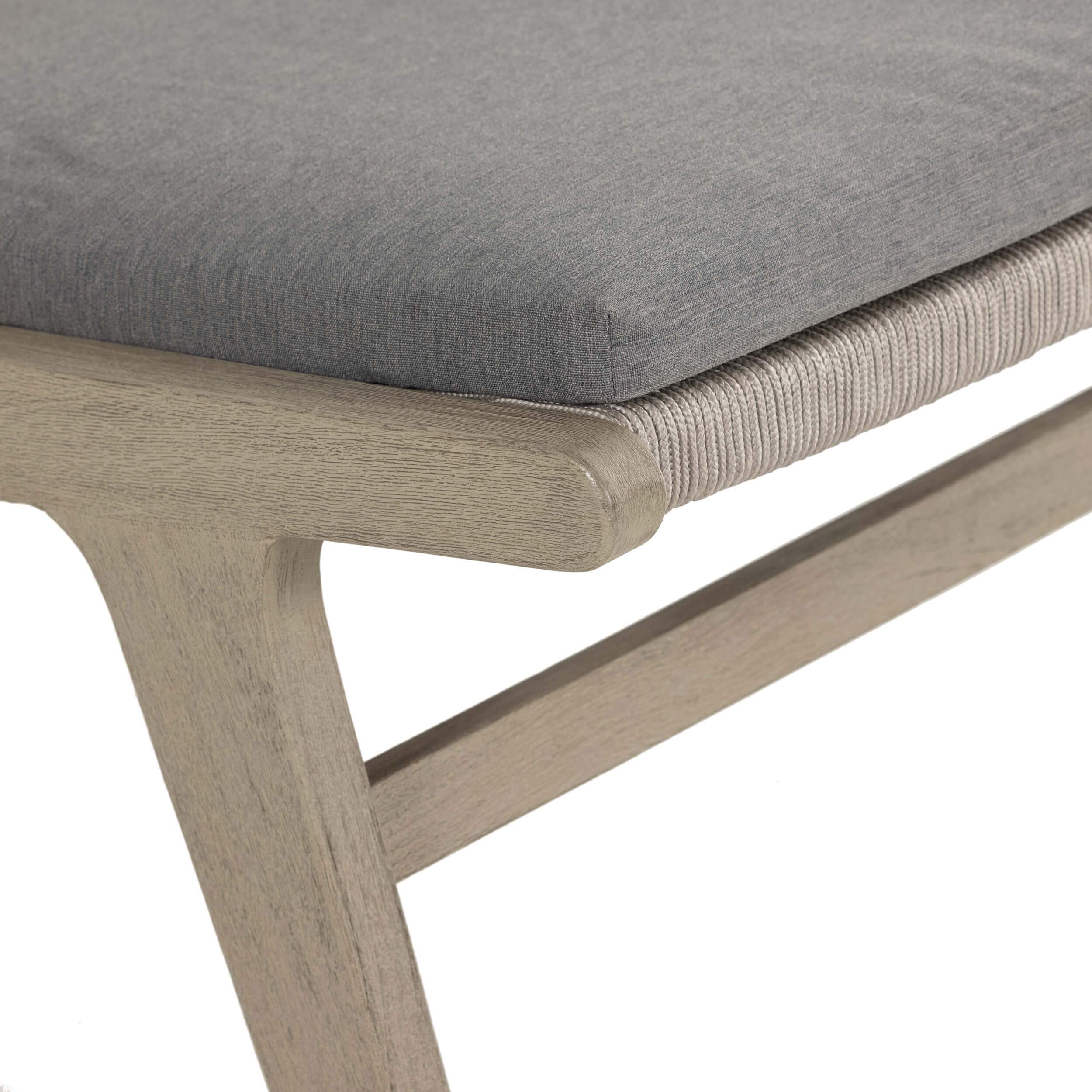 Julian Outdoor Chair, Heathered Grey by Four Hands - Image 7