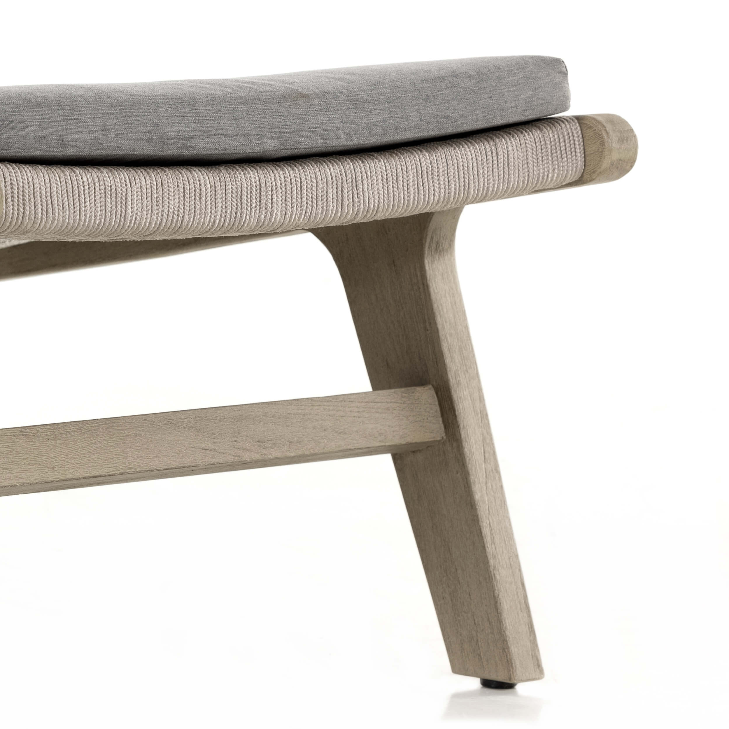 Julian Outdoor Chair, Heathered Grey by Four Hands - Image 8