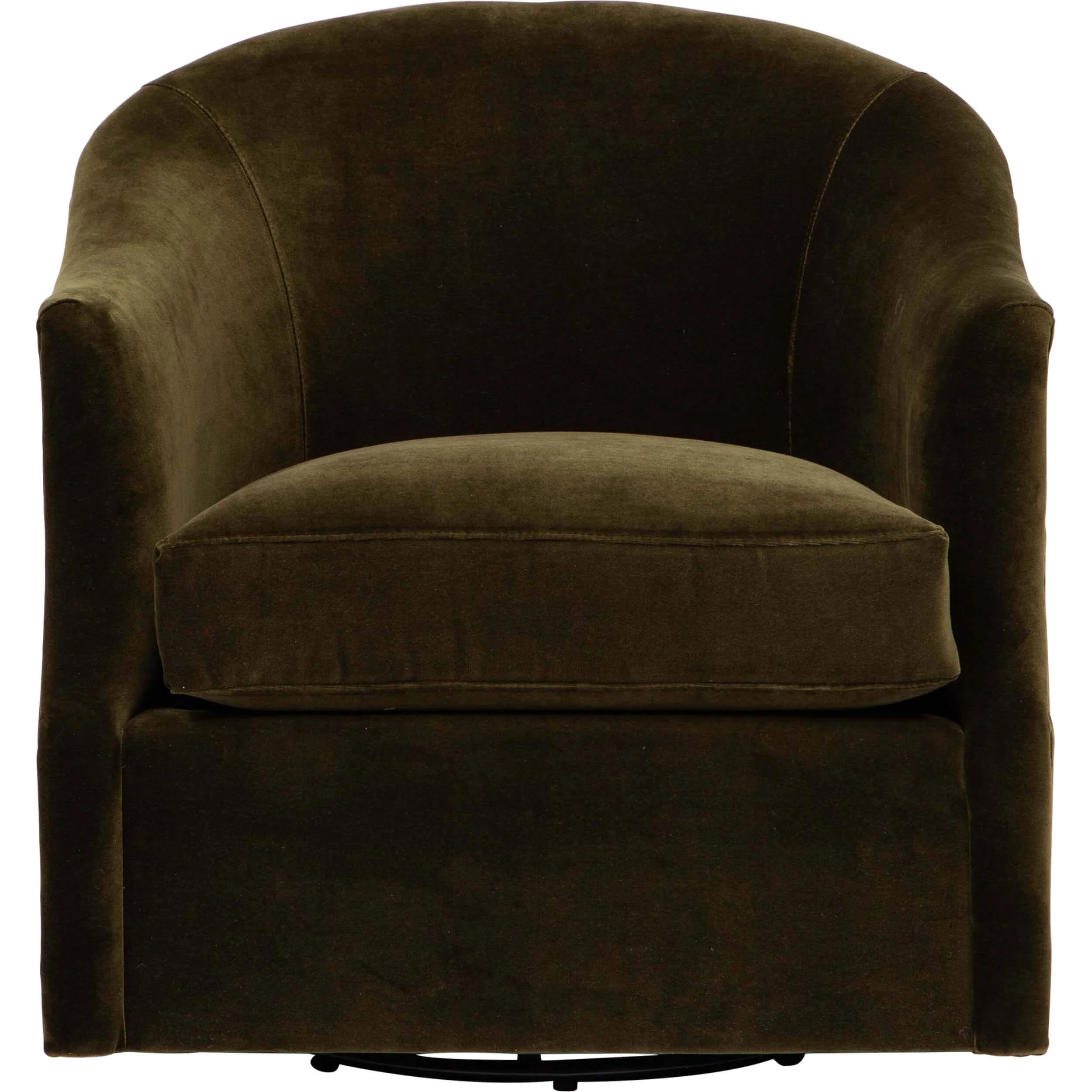 Julie Swivel Chair, Vance Olive - Image 2