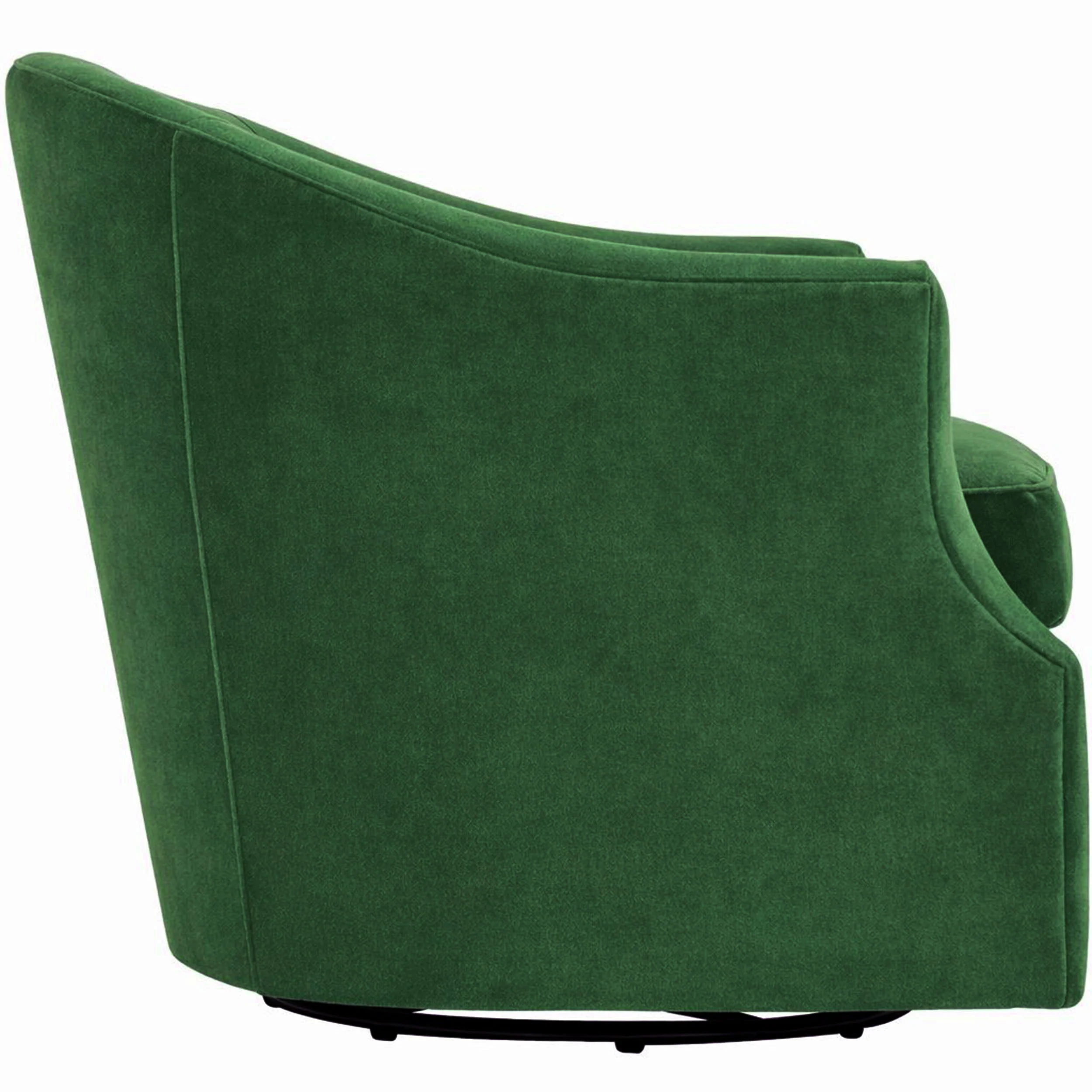 Julie Swivel Chair, Vance Emerald - Image 3
