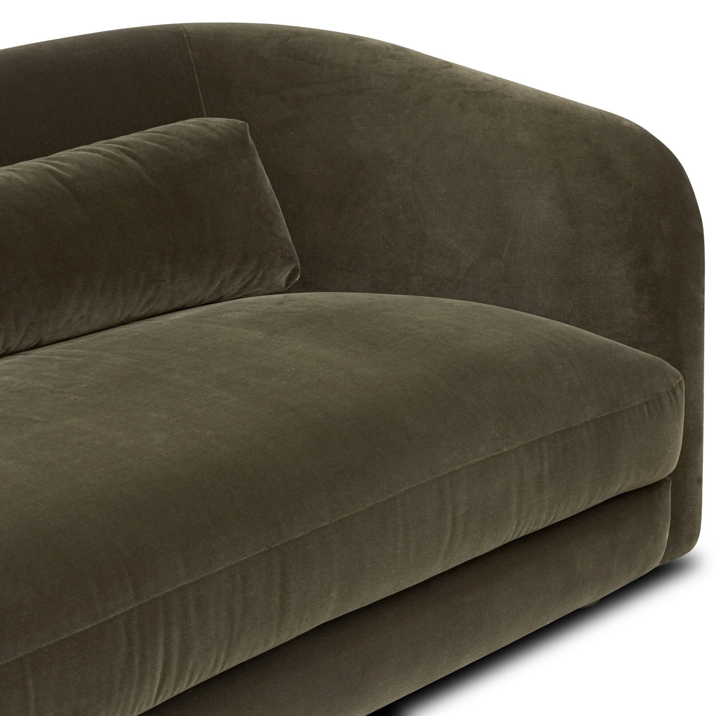 Juliette 99" Sofa, Surrey Olive by Four Hands - Image 5