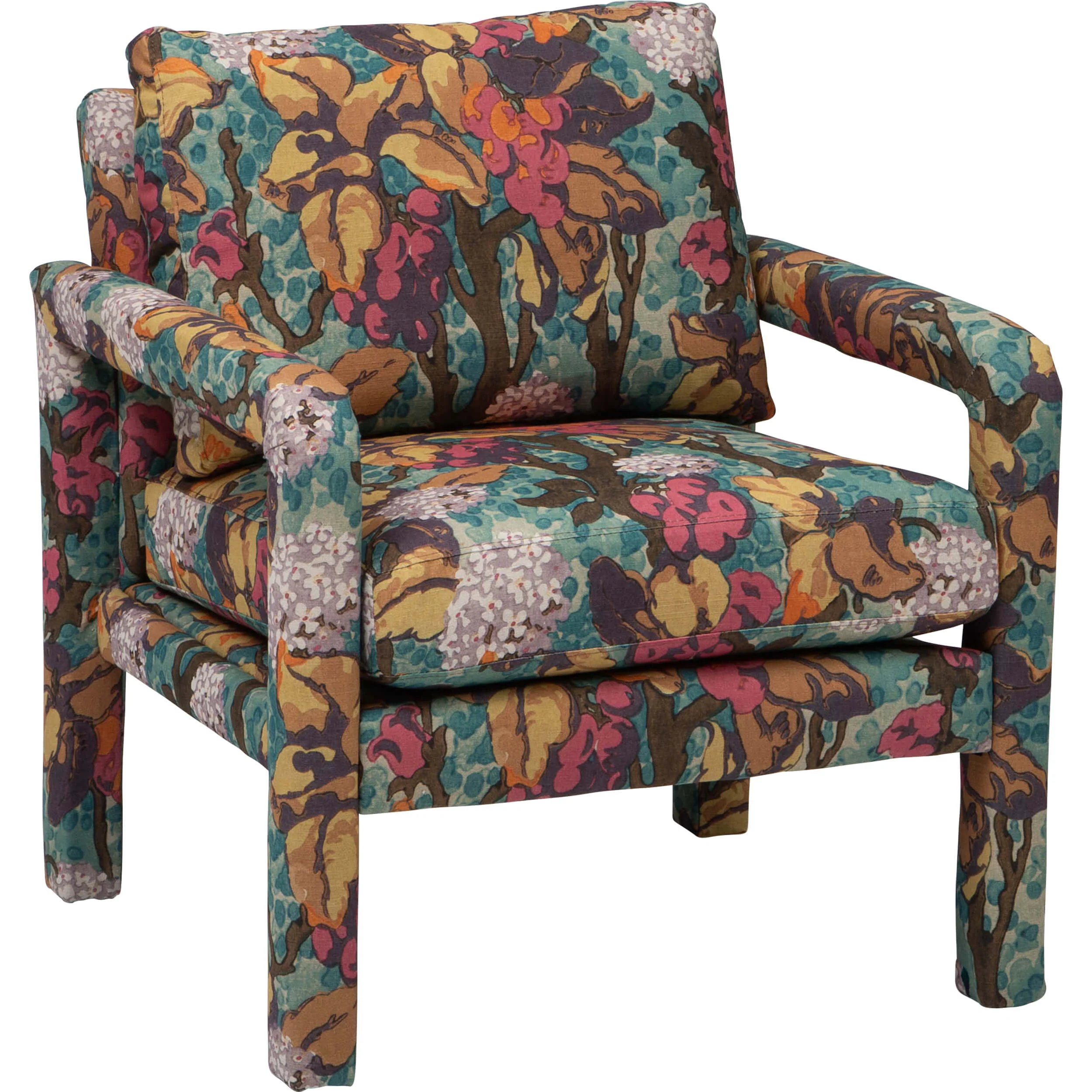 Juliette Chair, Blossoms Jade