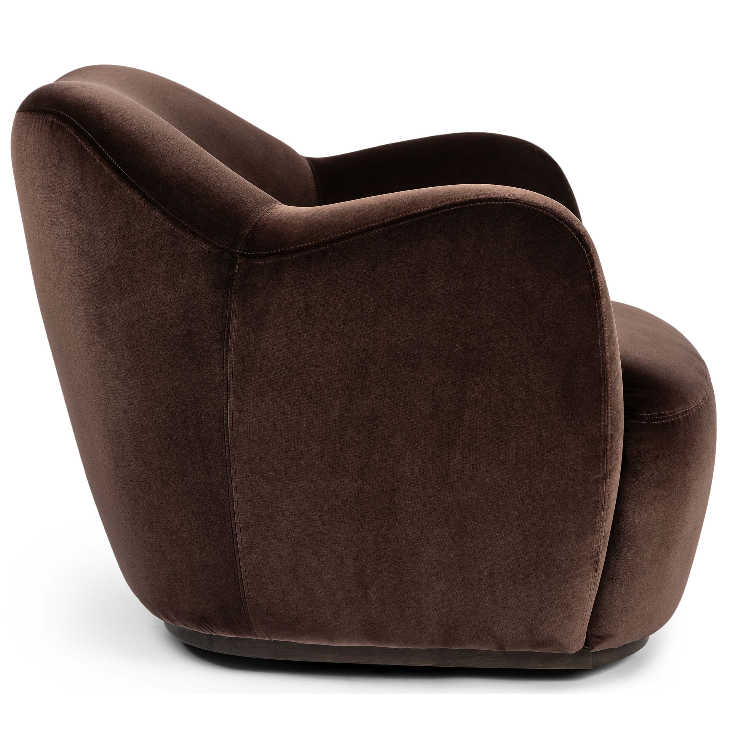 Julius Swivel Chair, Surrey Cocoa by Four Hands - Image 3