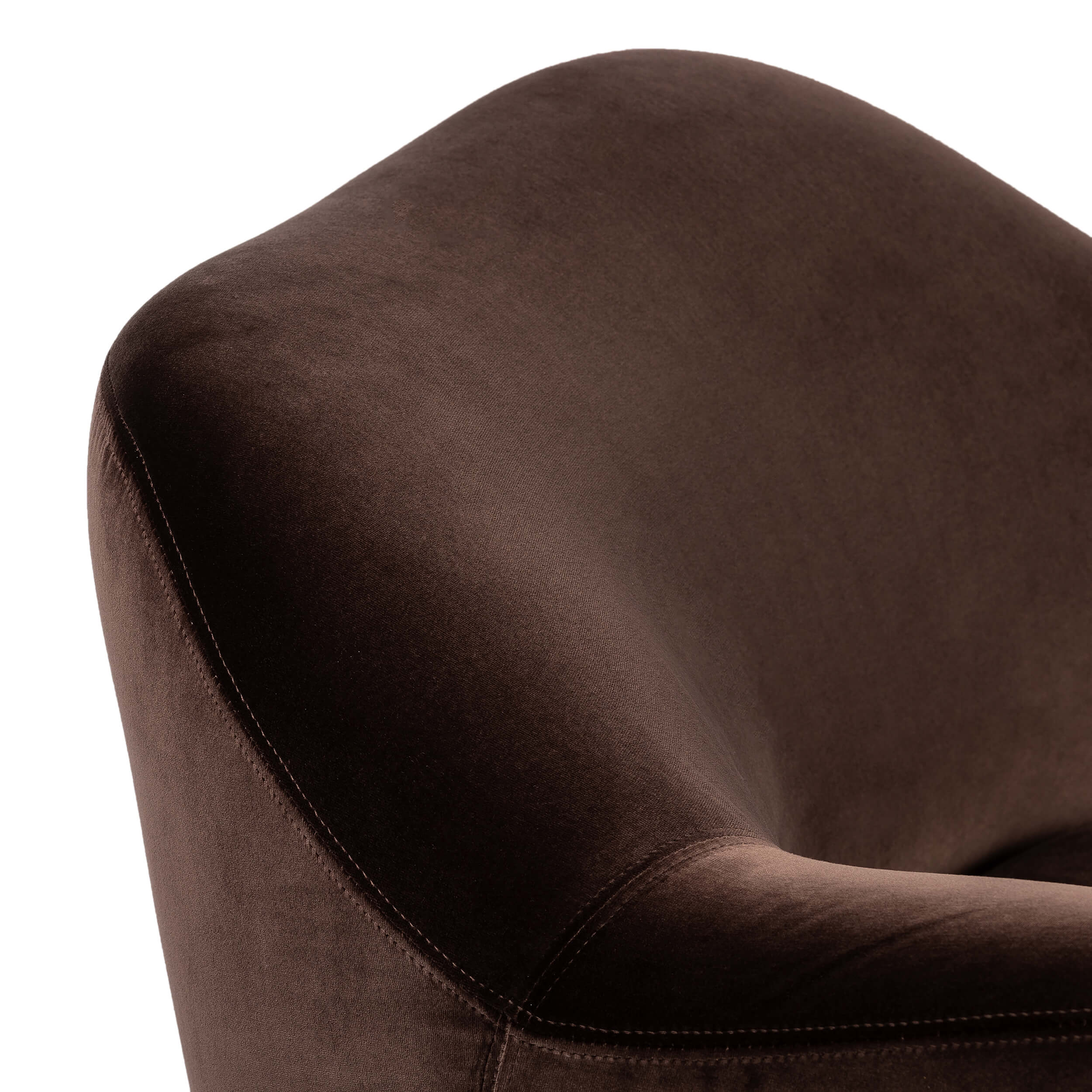 Julius Swivel Chair, Surrey Cocoa by Four Hands - Image 4