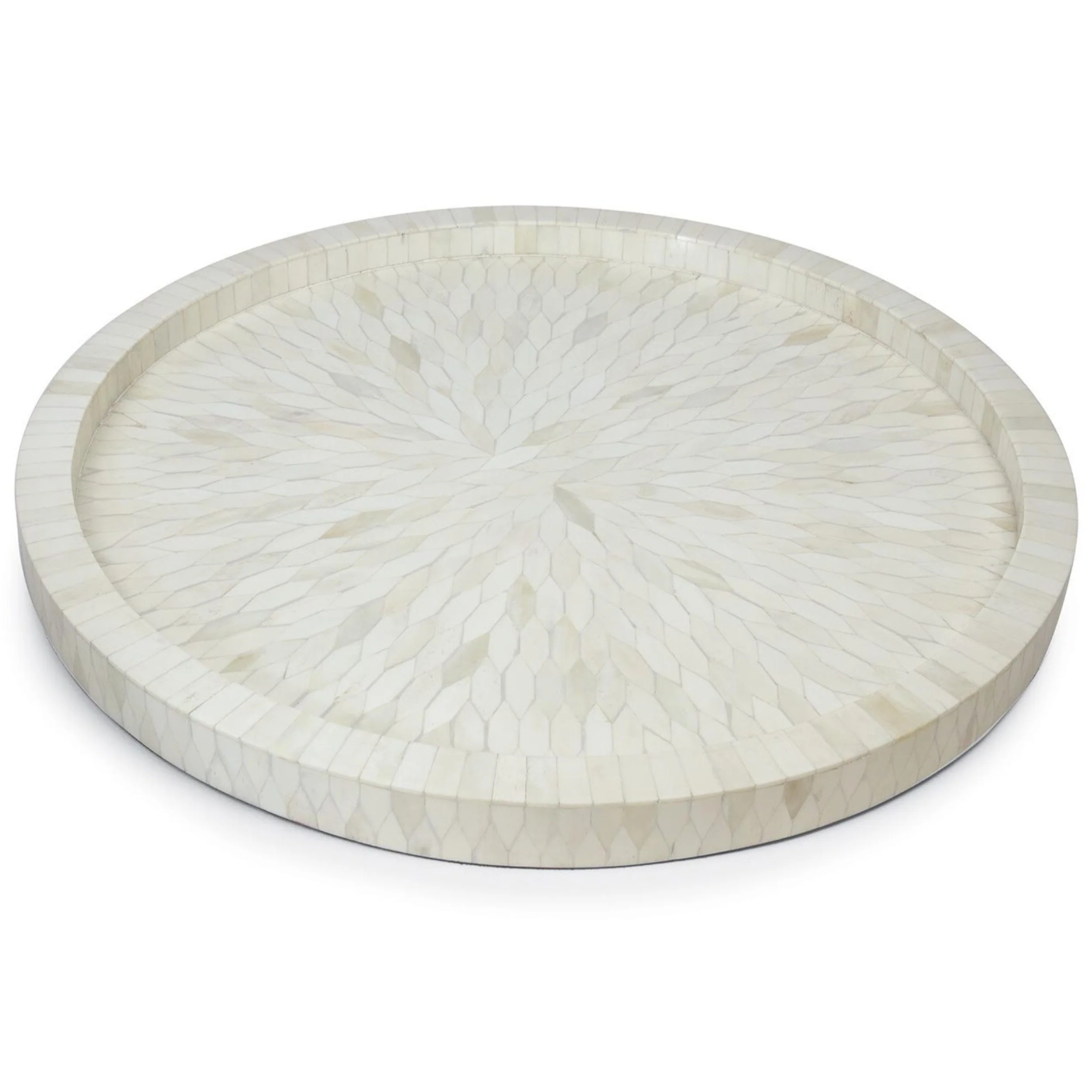 Jullian Bone Tray, White
