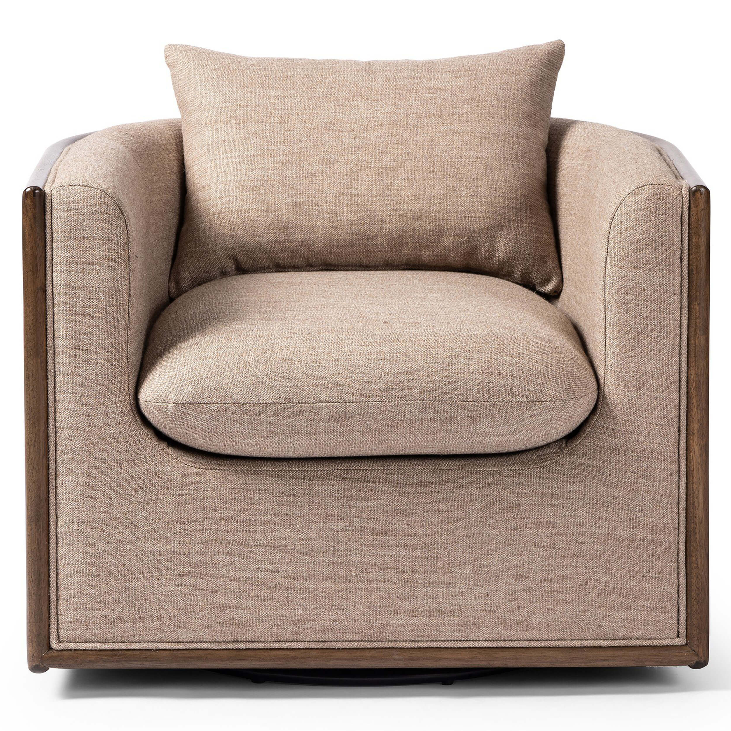 June Swivel Chair, Alcala Fawn by Four Hands - Image 2
