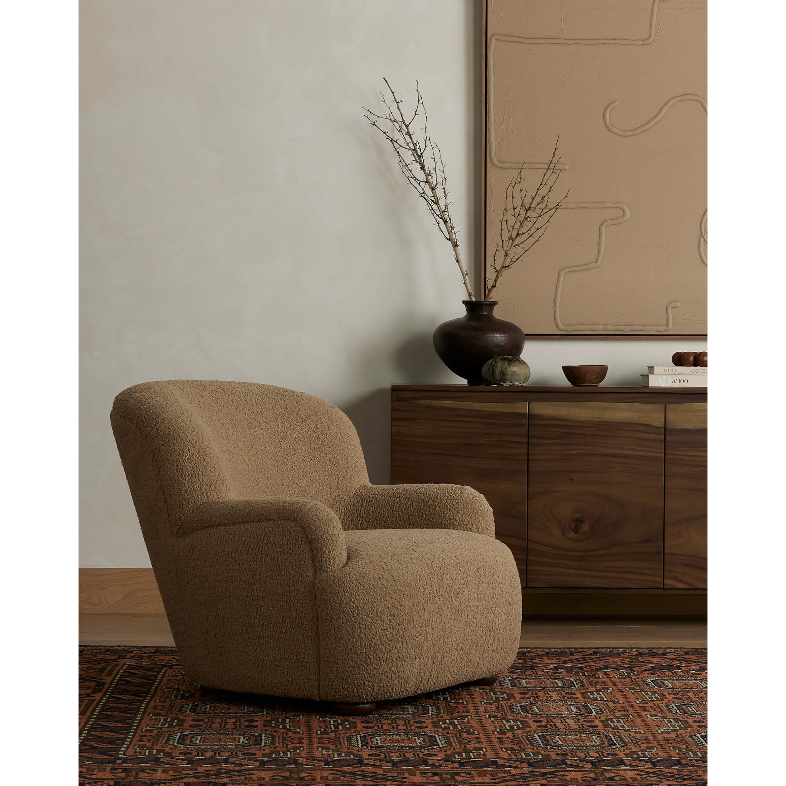 Kadon Chair, Sheepskin Camel - Image 4