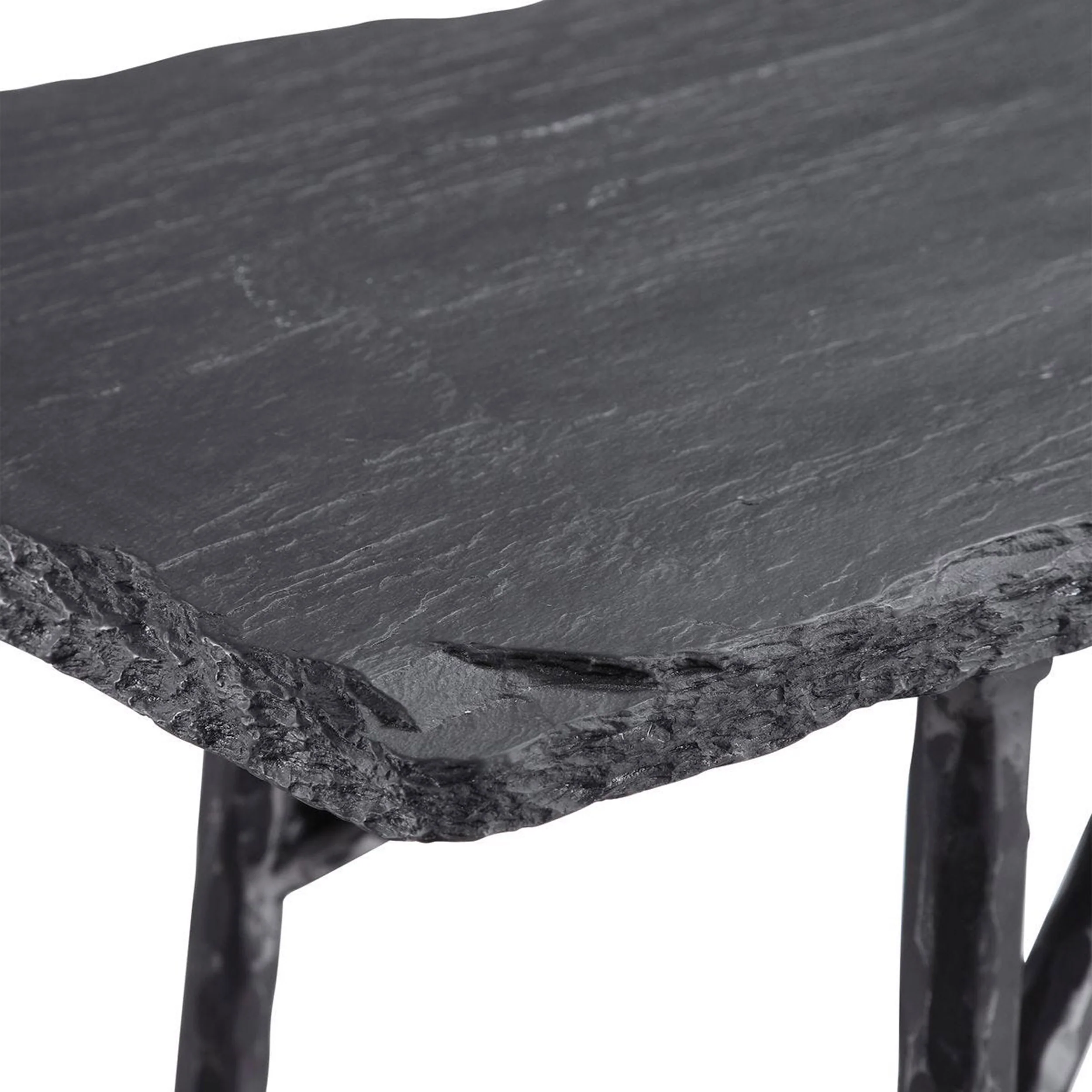 Kaduna Console Table, Black Slate - Image 4