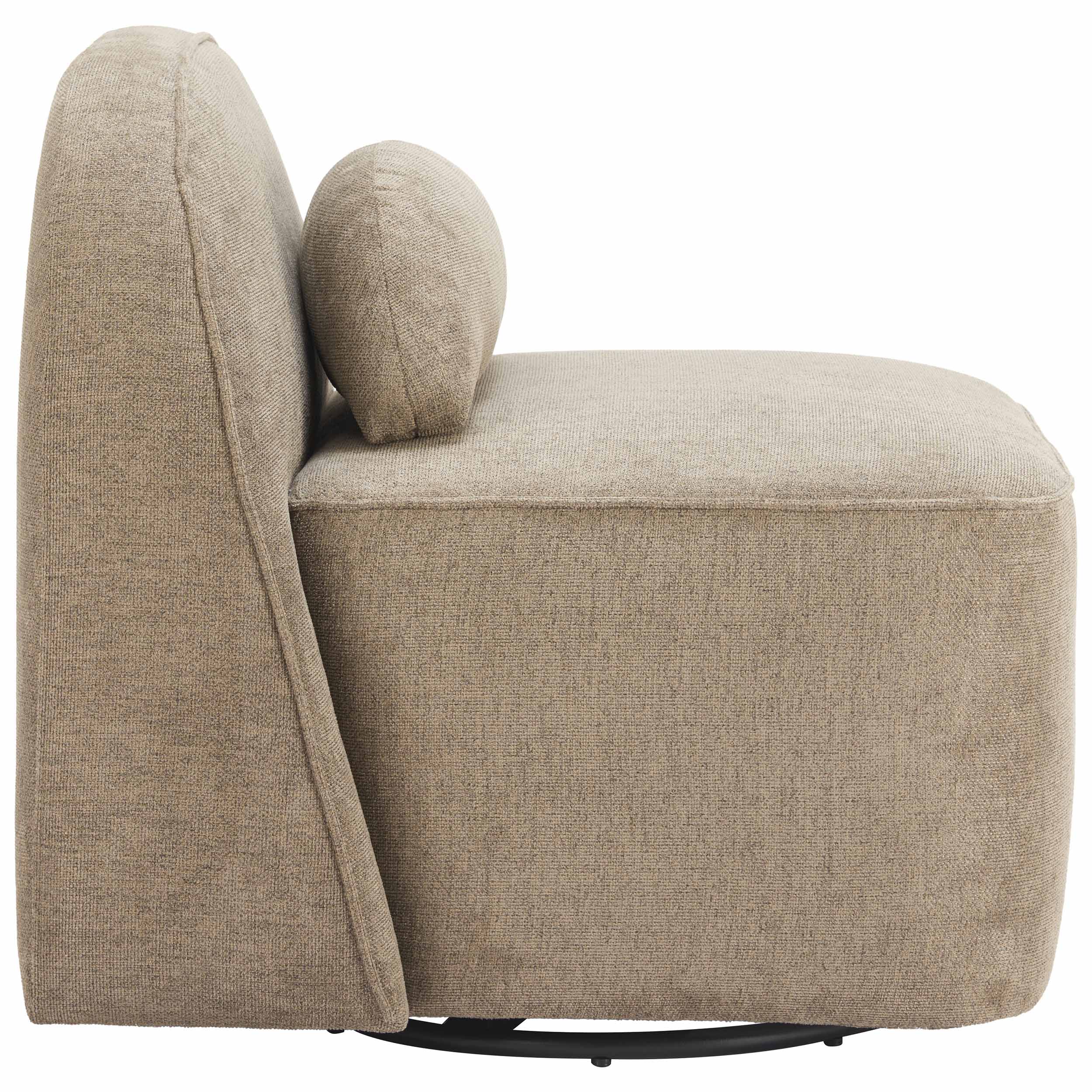 Kakao Swivel Chair, Olive Brown - Image 3