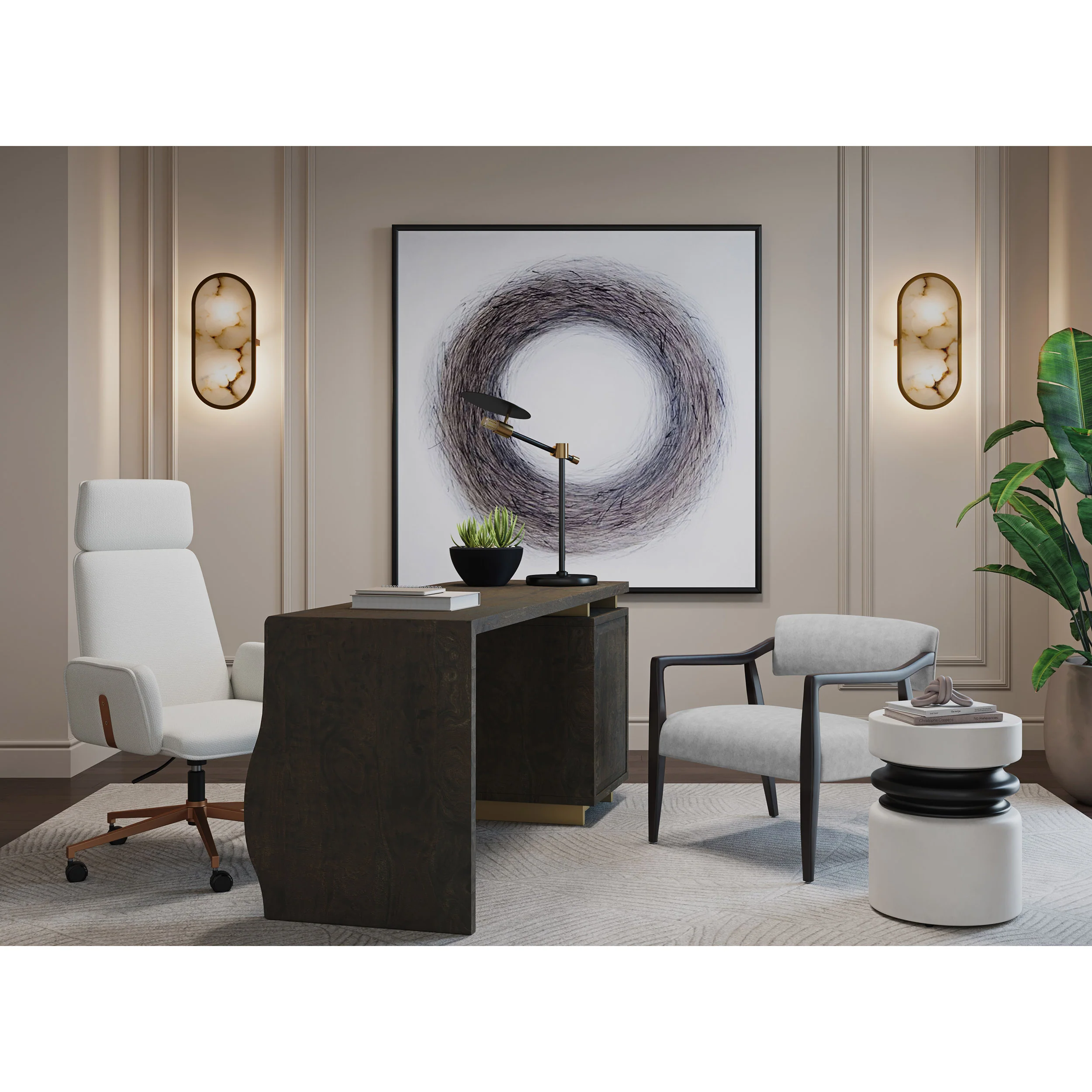 Kalev Office Chair, Chacha Cream - Image 7