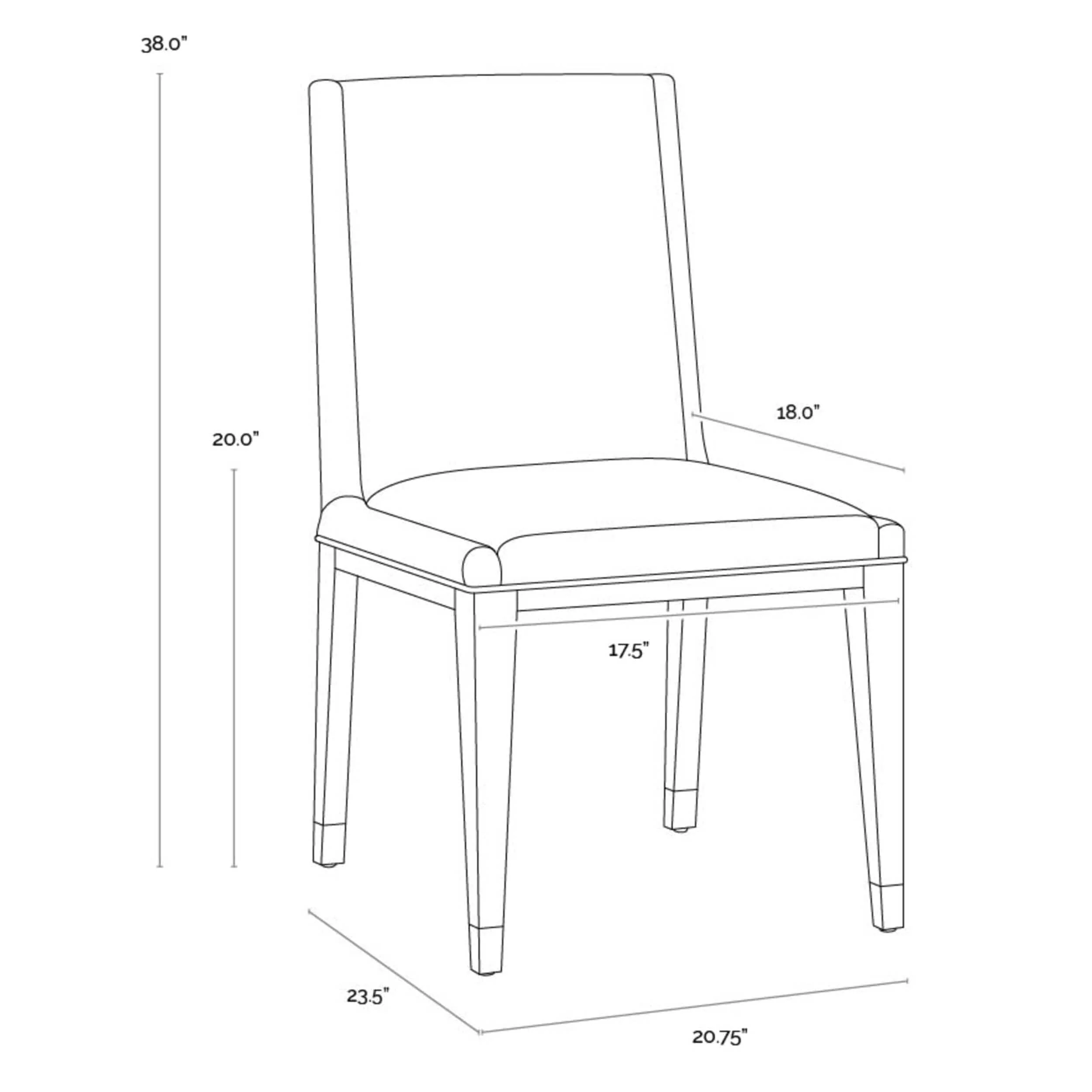 Kalla Dining Chair, Monument Oatmeal, Set of 2 - Image 4