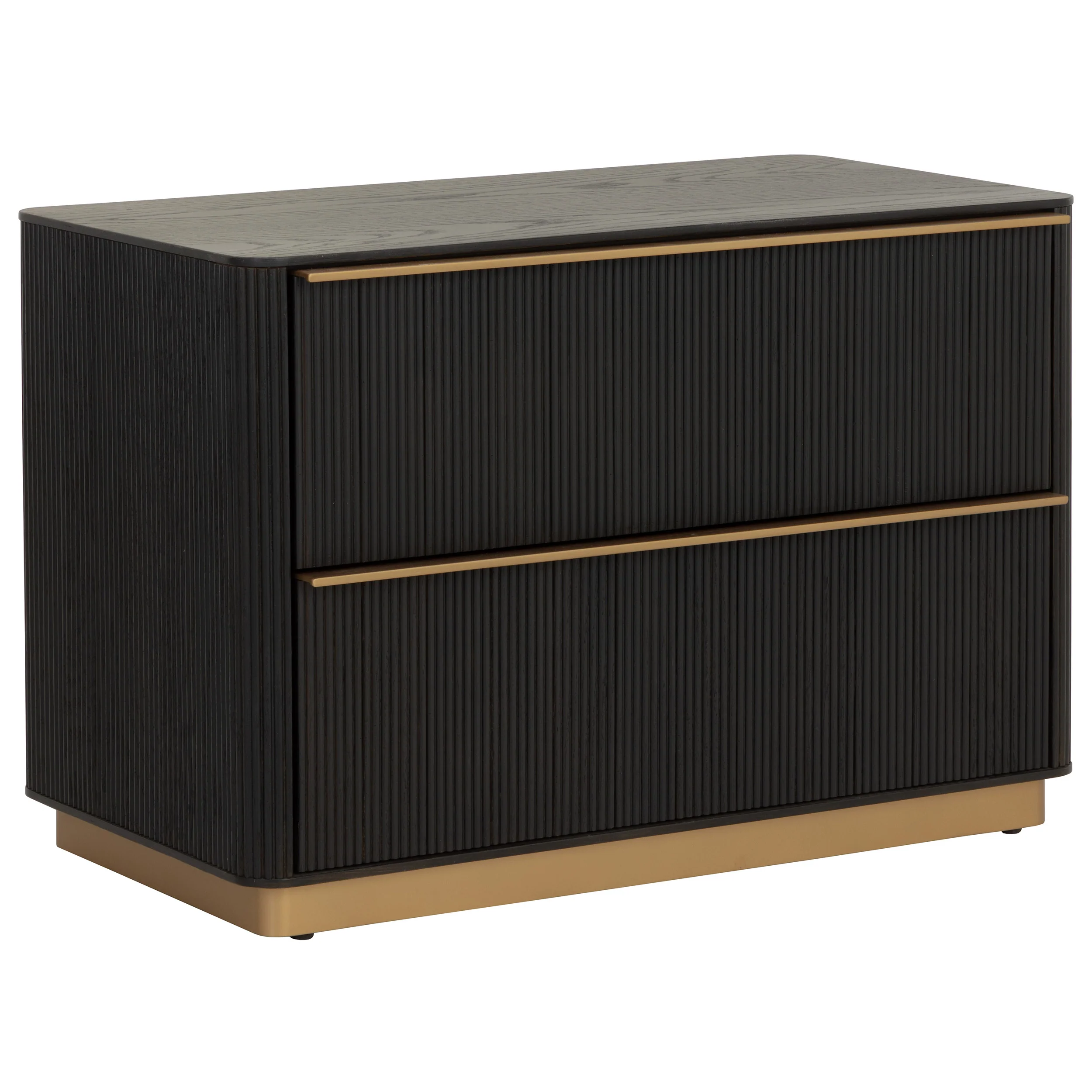 Kalla Large Nightstand, Black