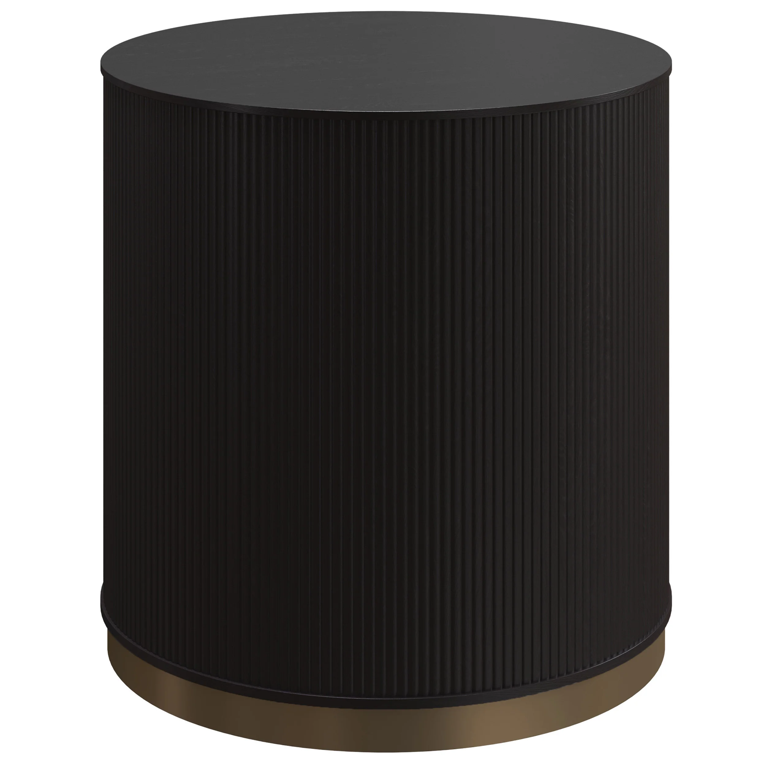Kalla Side Table, Charcoal