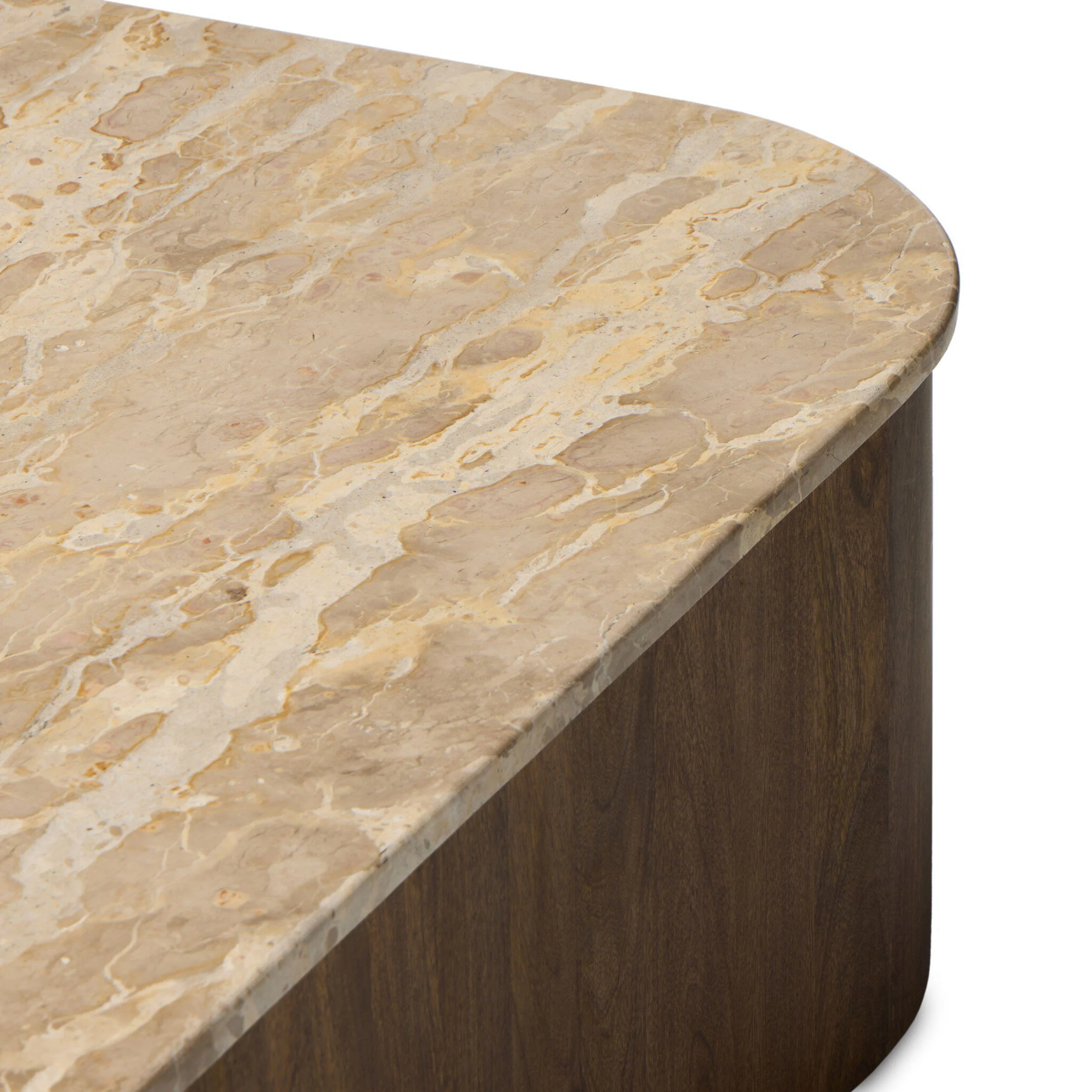Kamina Coffee Table, Fossil Marble by Four Hands - Image 4