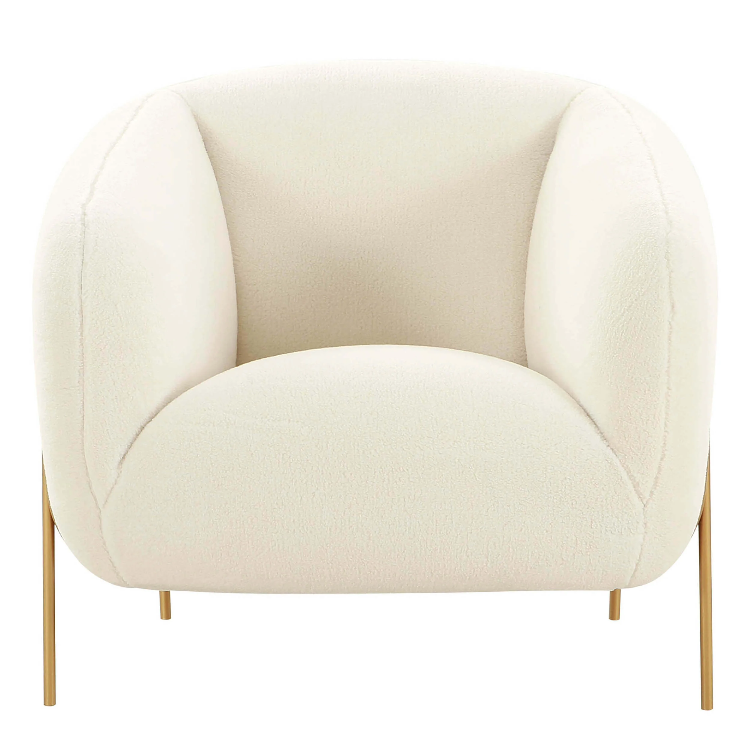 Kandra Chair, Cream Shearling - Image 2