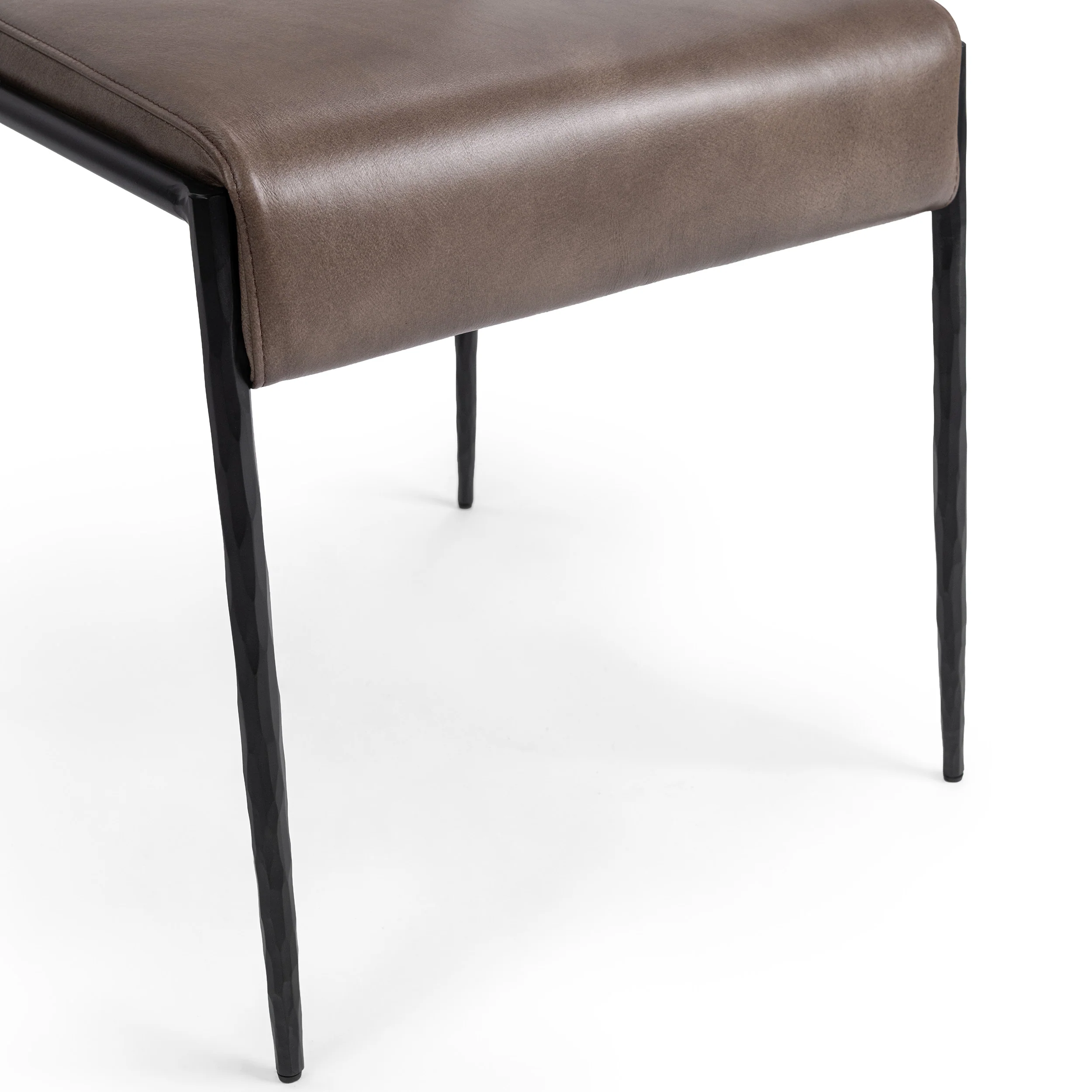 Kayne Leather Dining Chair Set of 2, Sand - Image 5