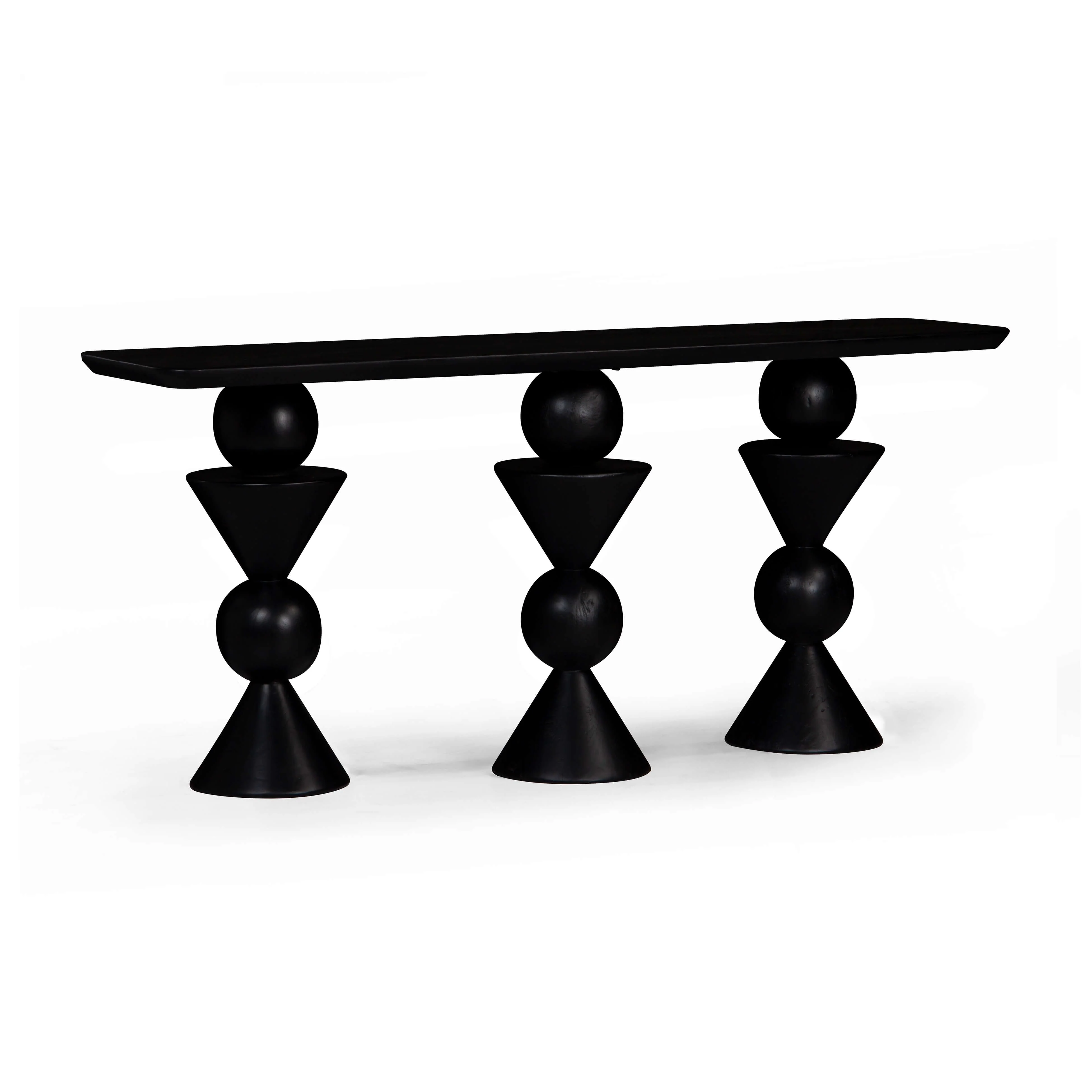 Kebab Console Table, Charcoal