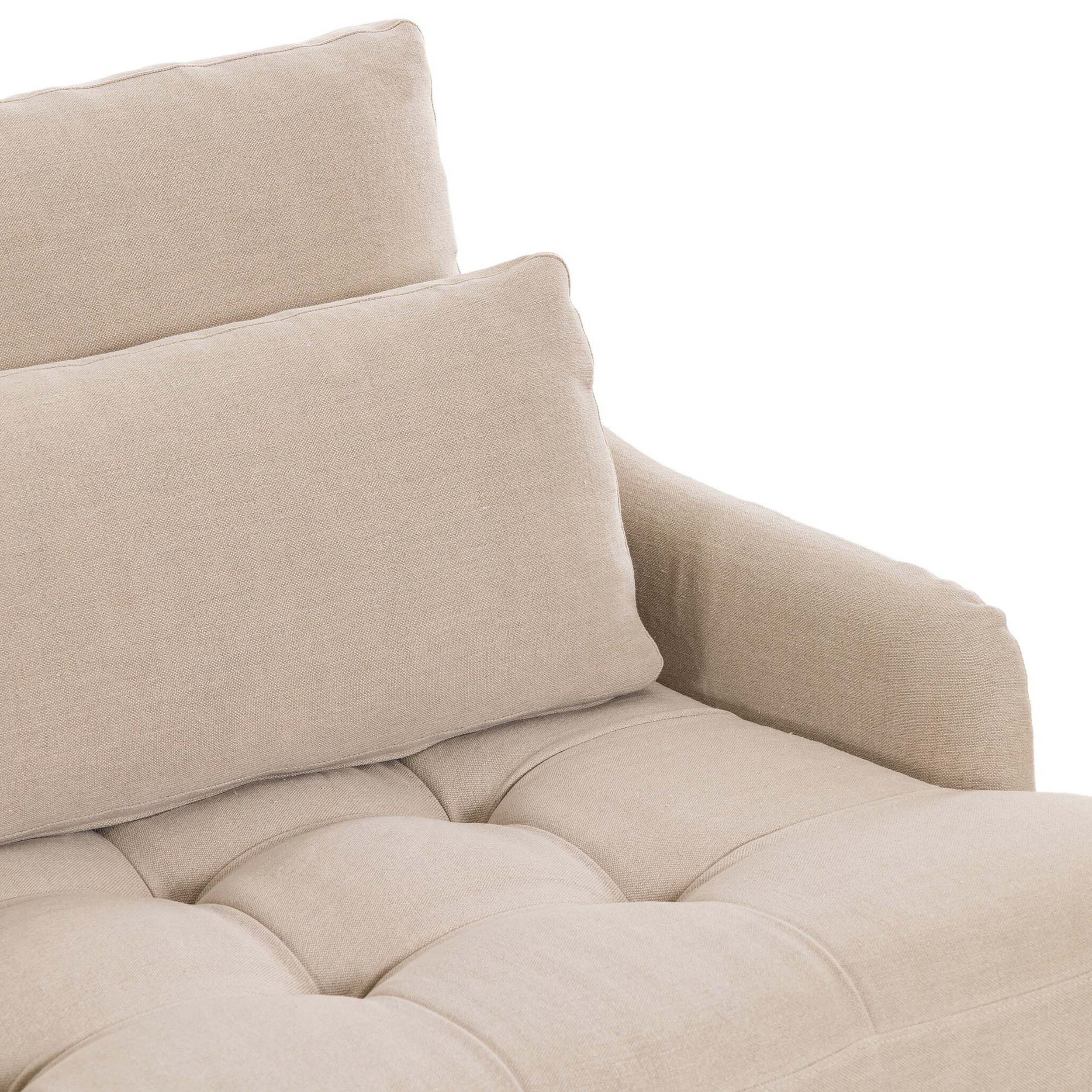 Keena 108" Slipcover Sofa, Broadway Dune by Four Hands - Image 4