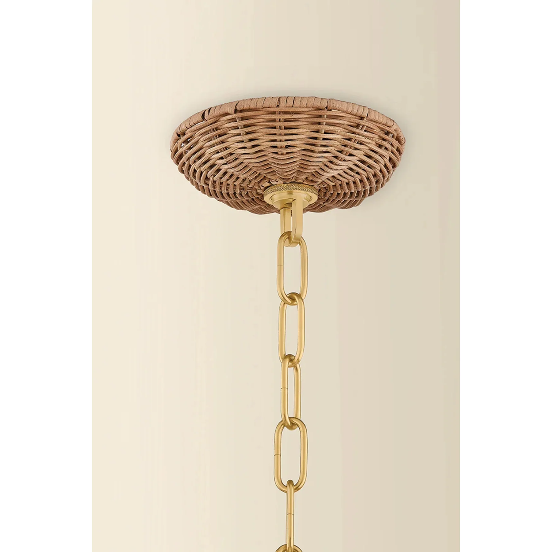 Kehlani 3 Light Chandelier, Aged Brass - Image 5