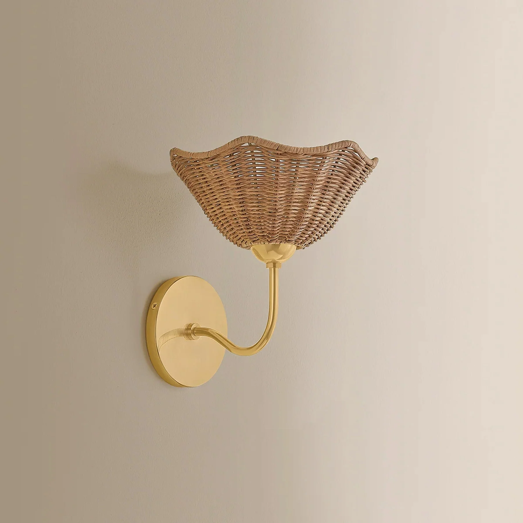 Kehlani Wall Sconce, Aged Brass - Image 2