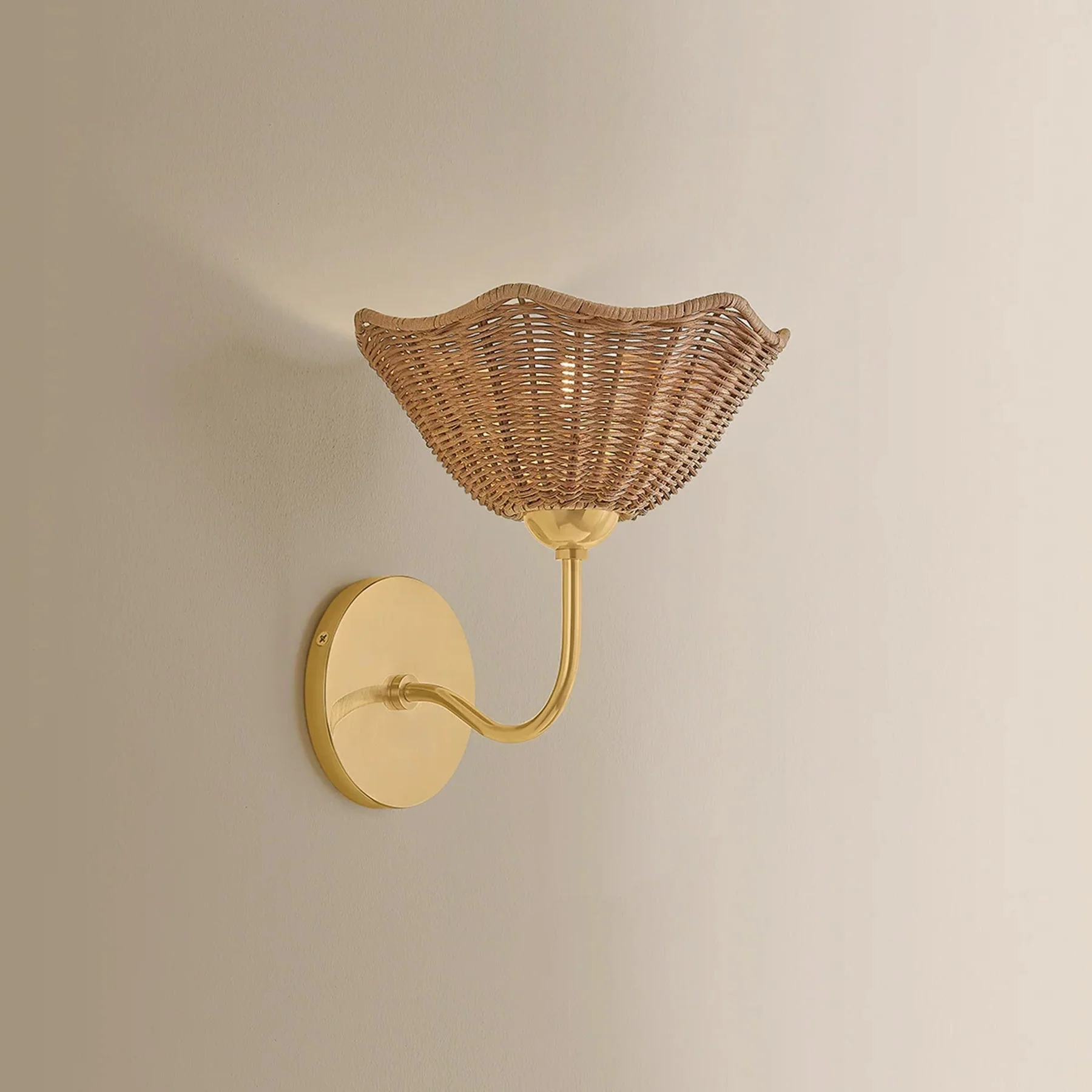 Kehlani Wall Sconce, Aged Brass - Image 3
