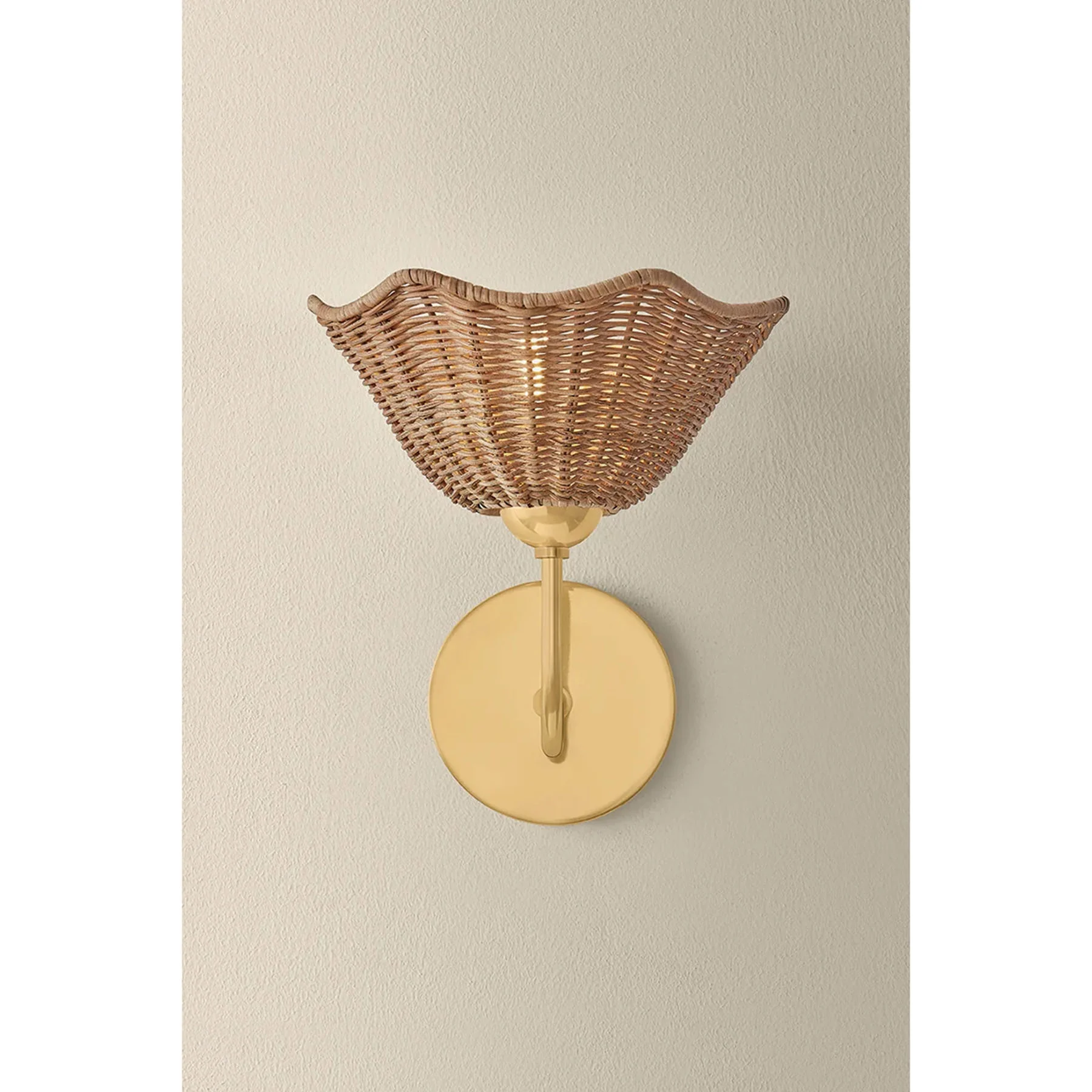 Kehlani Wall Sconce, Aged Brass - Image 4