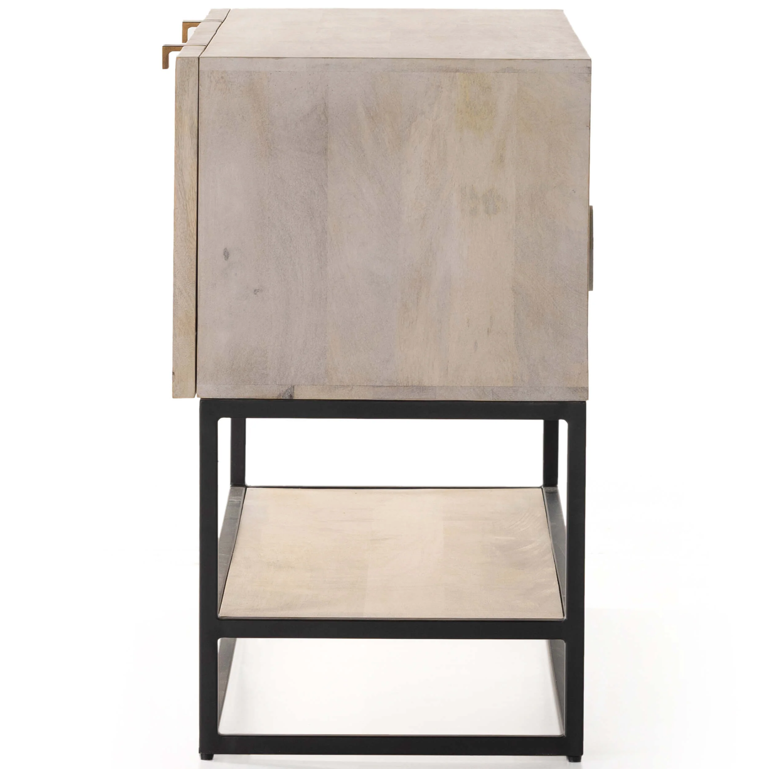 Kelby Small Media Cabinet, Light Wash by Four Hands - Image 2