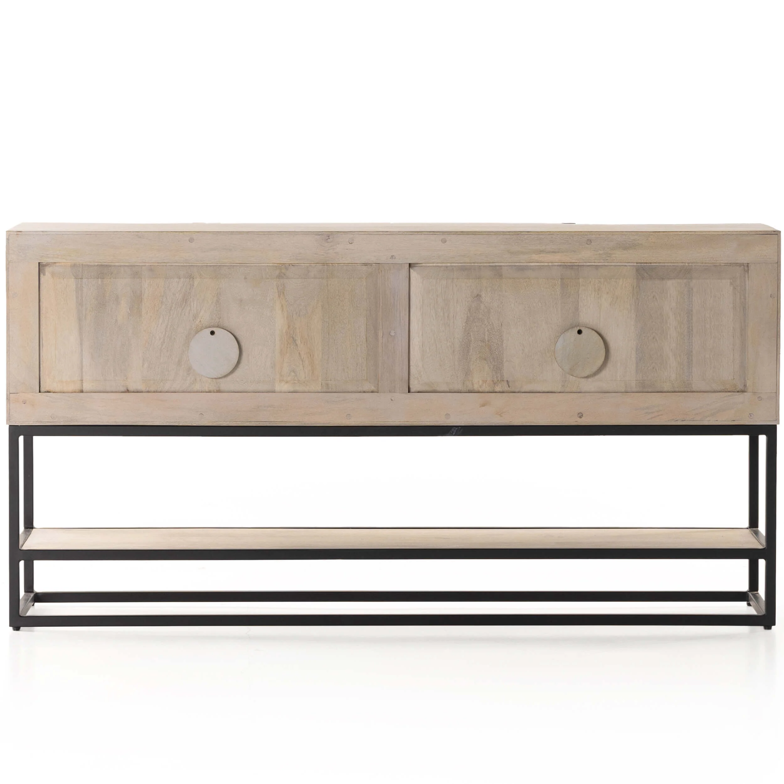 Kelby Small Media Cabinet, Light Wash by Four Hands - Image 4