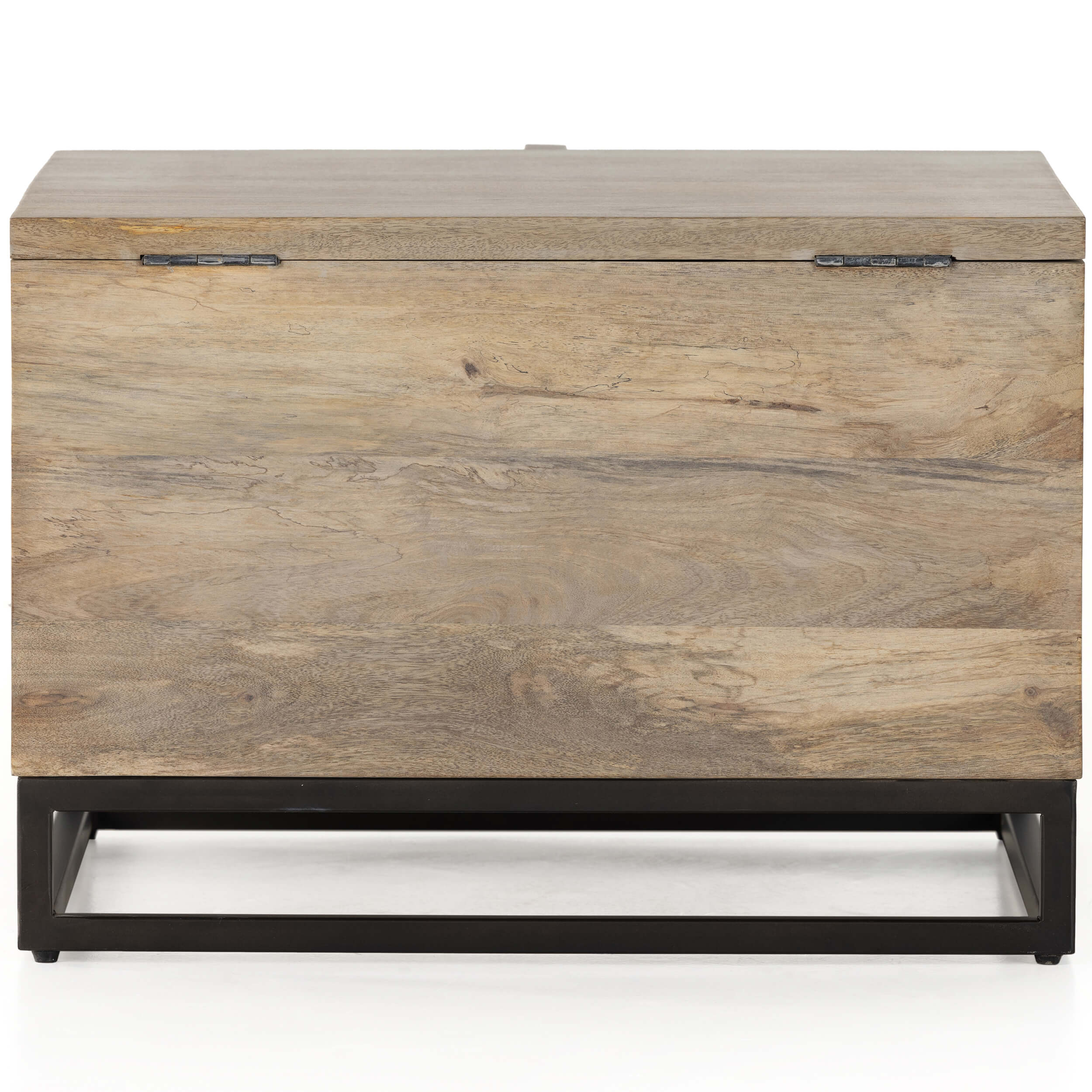 Kelby Storage Bunching Table, Light Wash Carved by Four Hands - Image 3