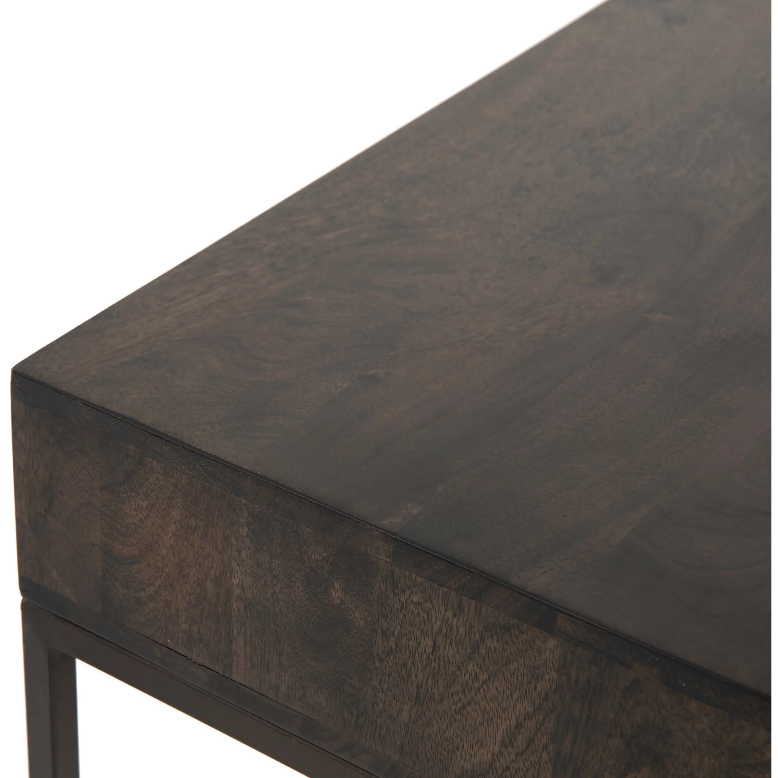 Kelby Writing Desk, Carved Vintage Brown by Four Hands - Image 5