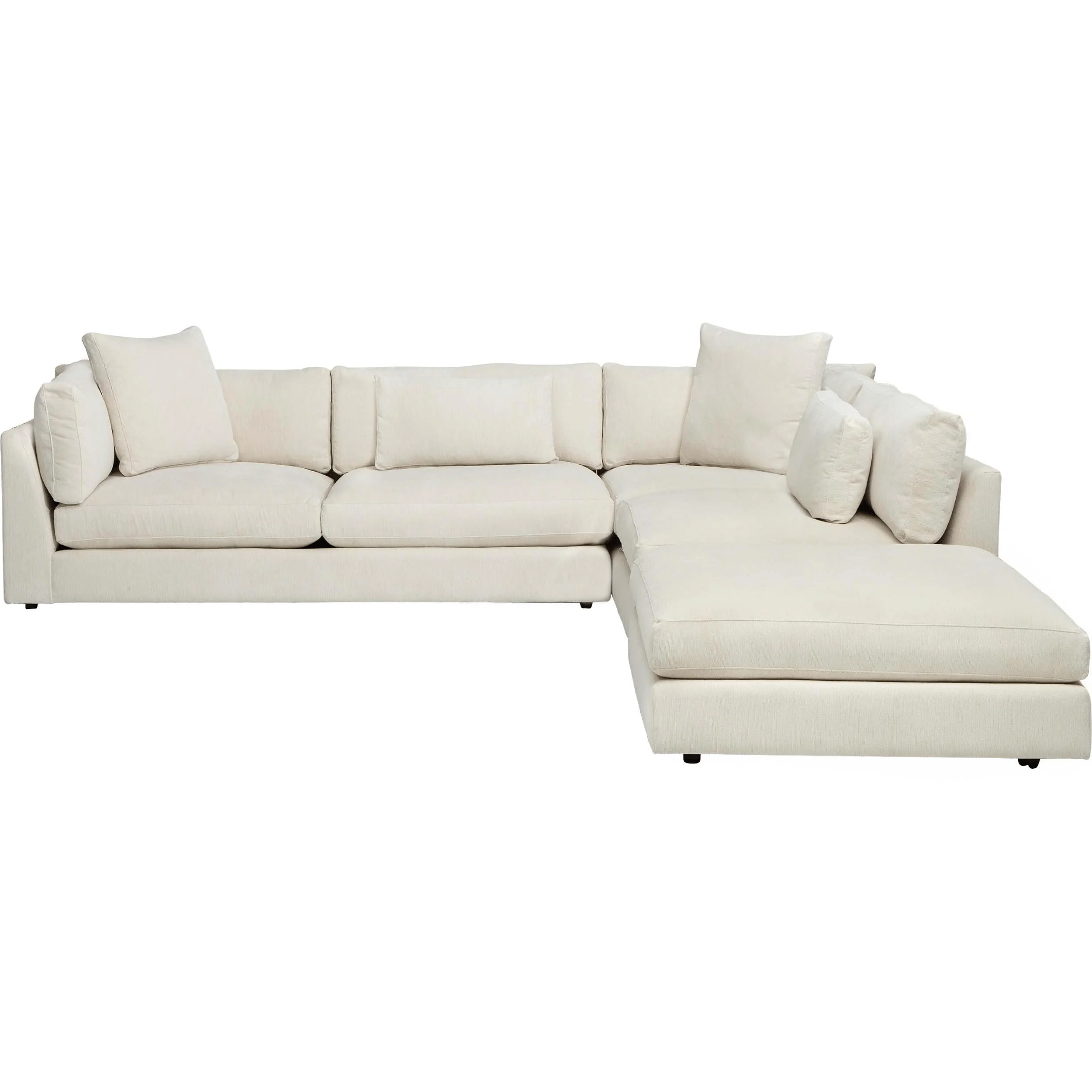 Kellen Sectional, Bailey Cotton - Image 4
