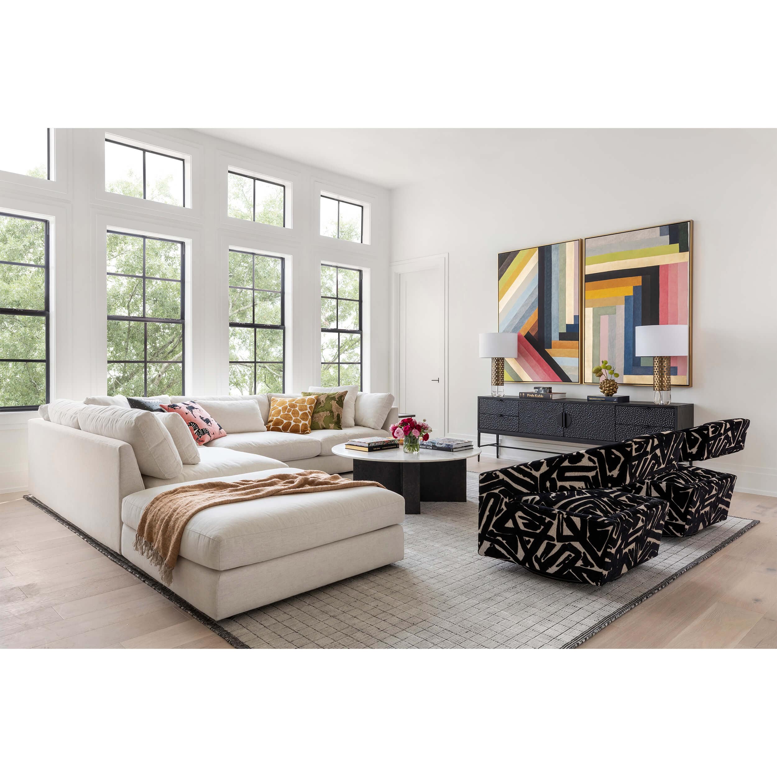 Kellen Sectional, Nomad Snow - Image 10
