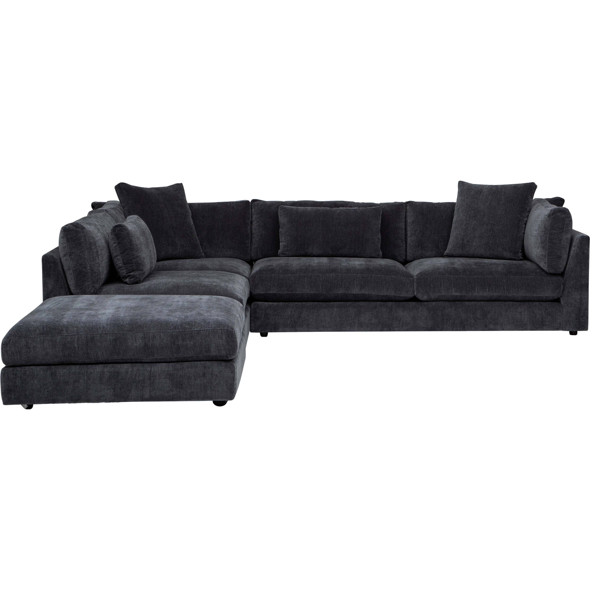 Kellen Sectional, Vickie Charcoal - Image 3