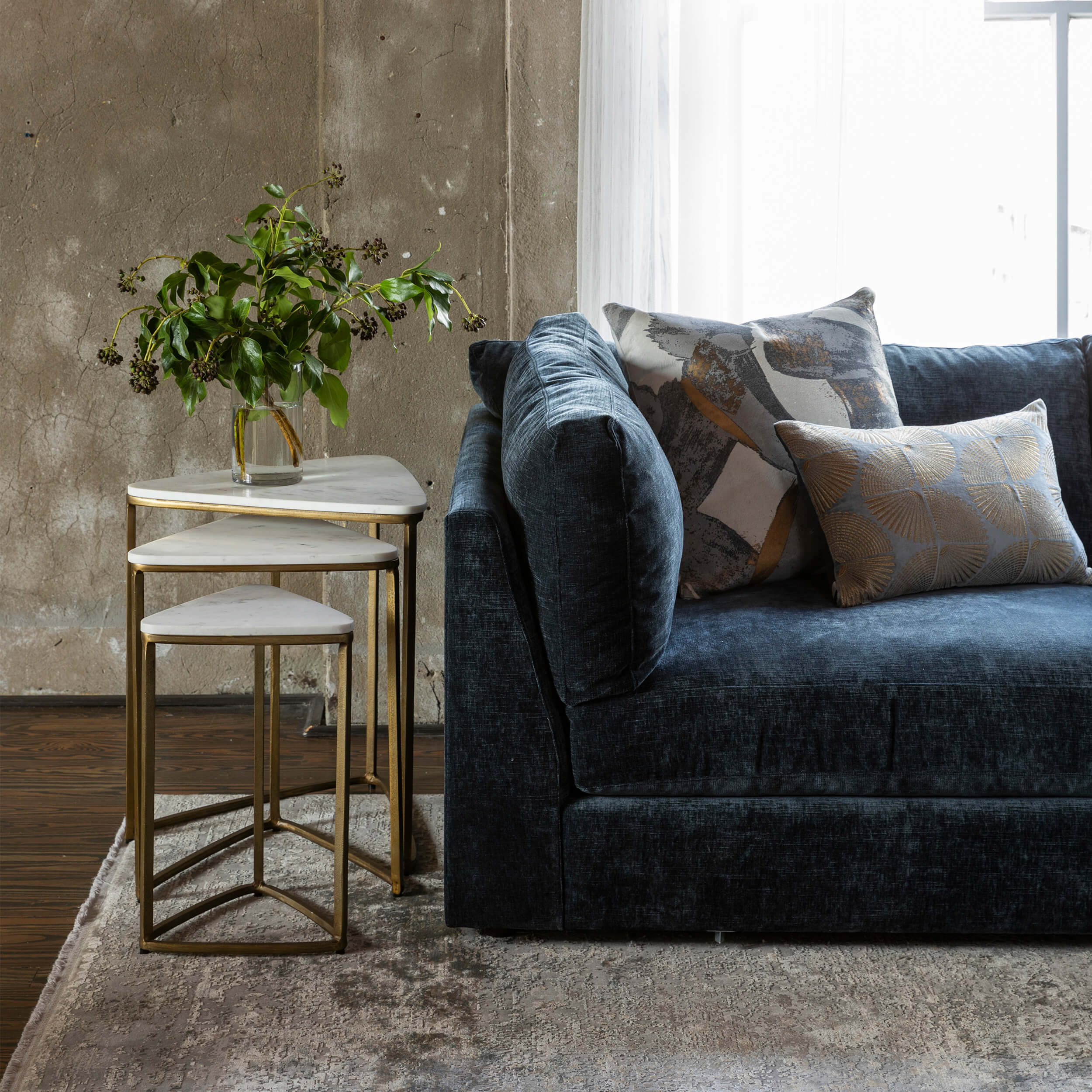 Kellen Sectional, Vickie Night - Image 7