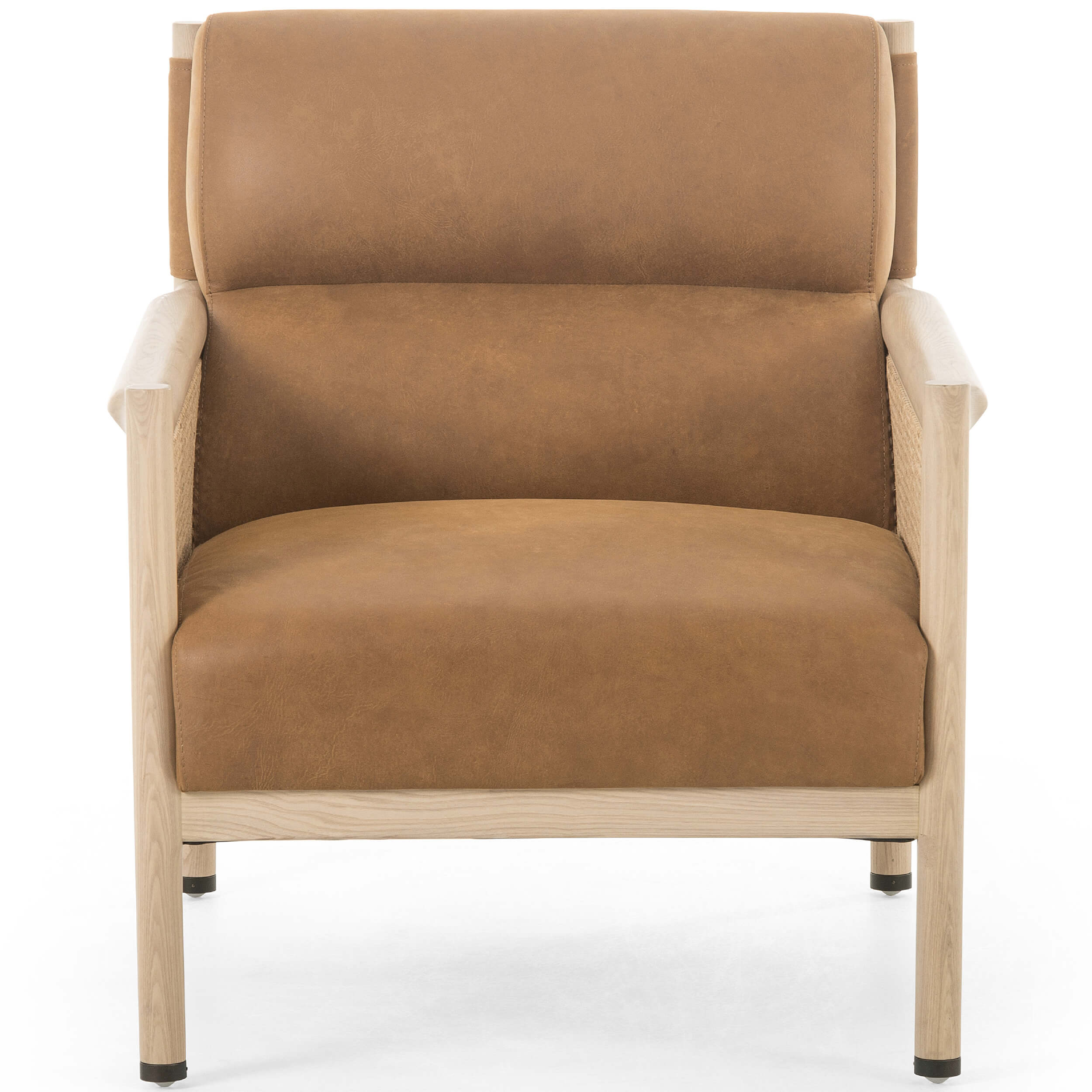 Kempsey Leather Chair, Kennison Cognac by Four Hands - Image 3