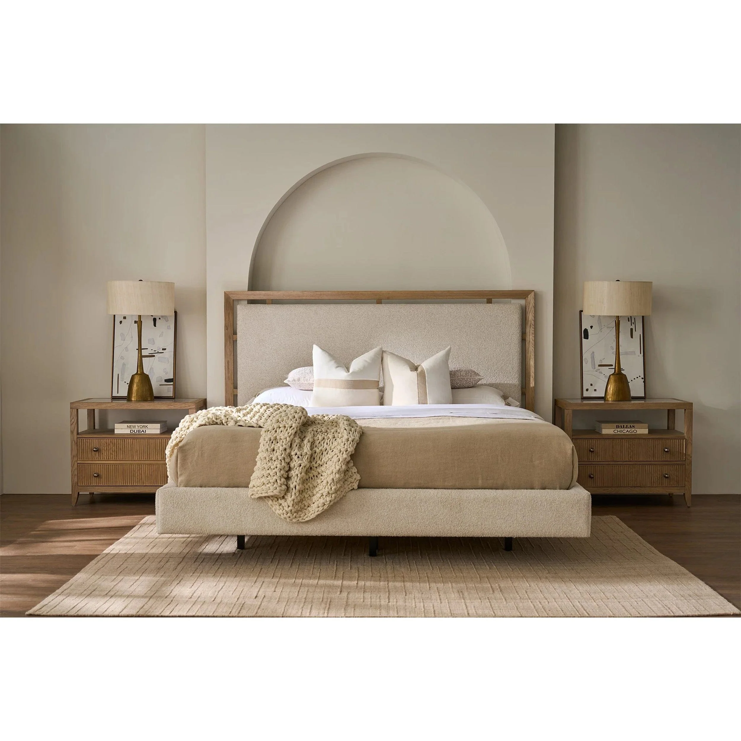 Kendall Panel Bed, Sheldon Ivory/Skylark - Image 3