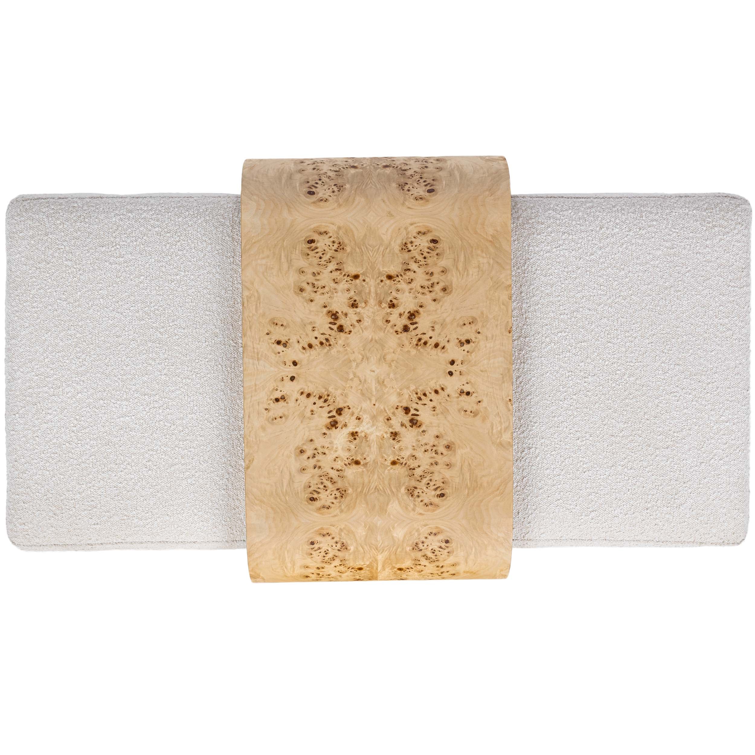 Kenan Ottoman Coffee Table, Creamy Ivory - Image 3