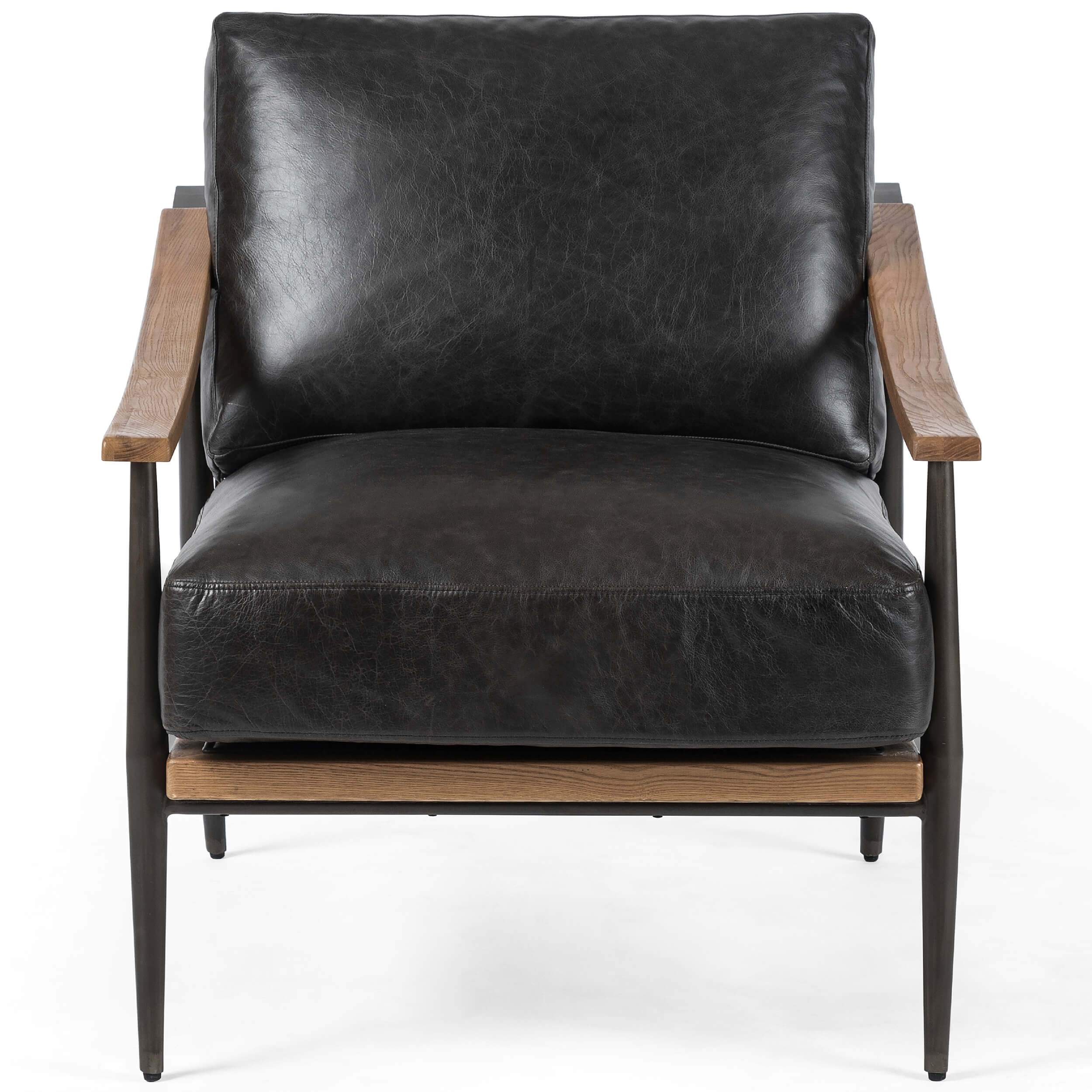 Kennedy Leather Chair, Sonoma Black - Image 4